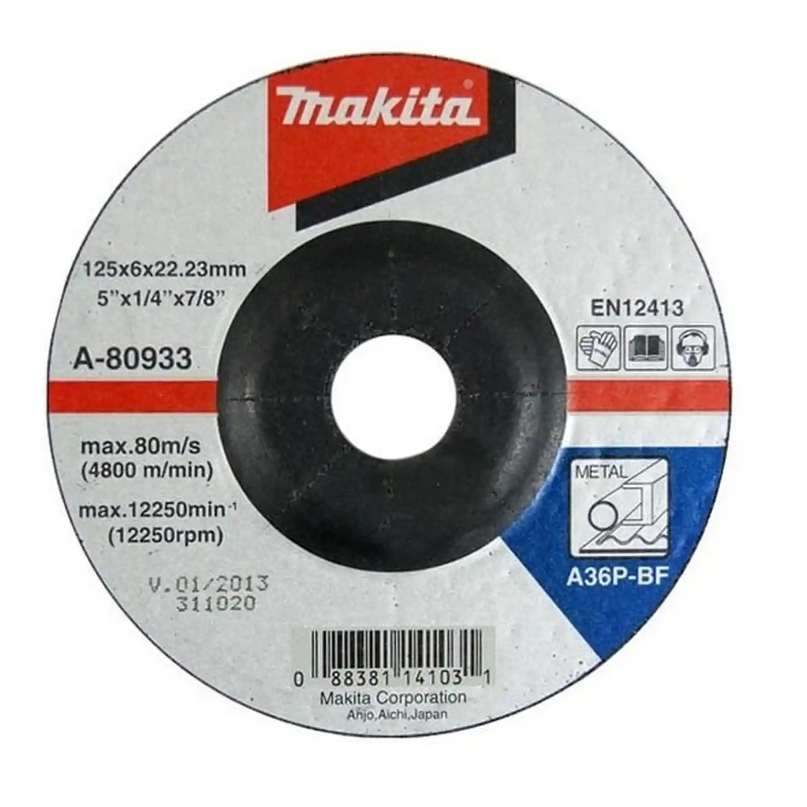 Accesorii Makita - Disc slefuire OTEL, 230X6X22.23, Makita