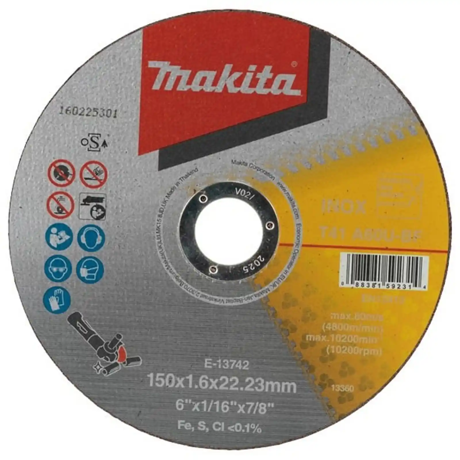 Promotii si oferte - DISC TAIERE INOX 150X1.6X22, Makita