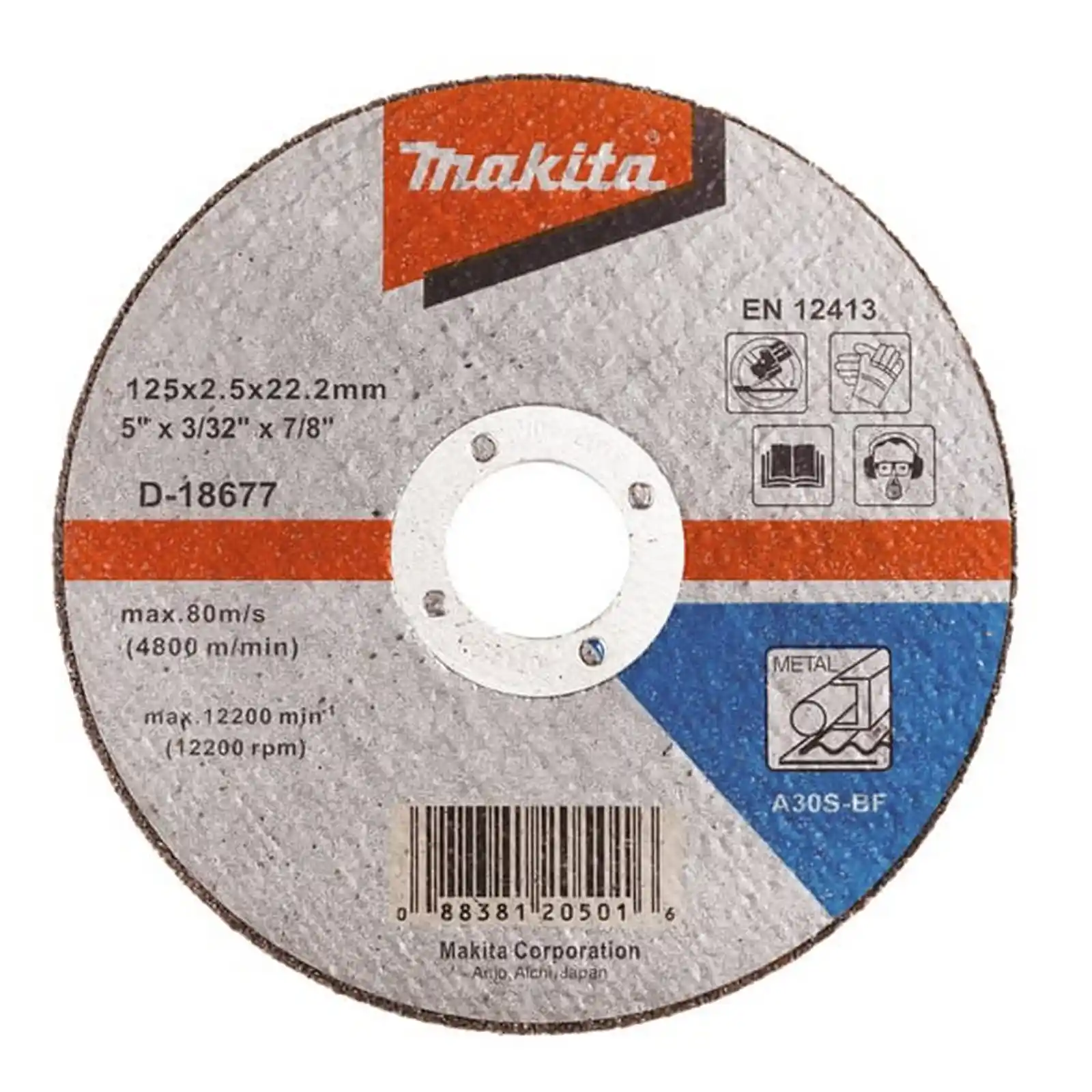Abrazive Makita - DISC TAIERE METAL, 125X2, 5