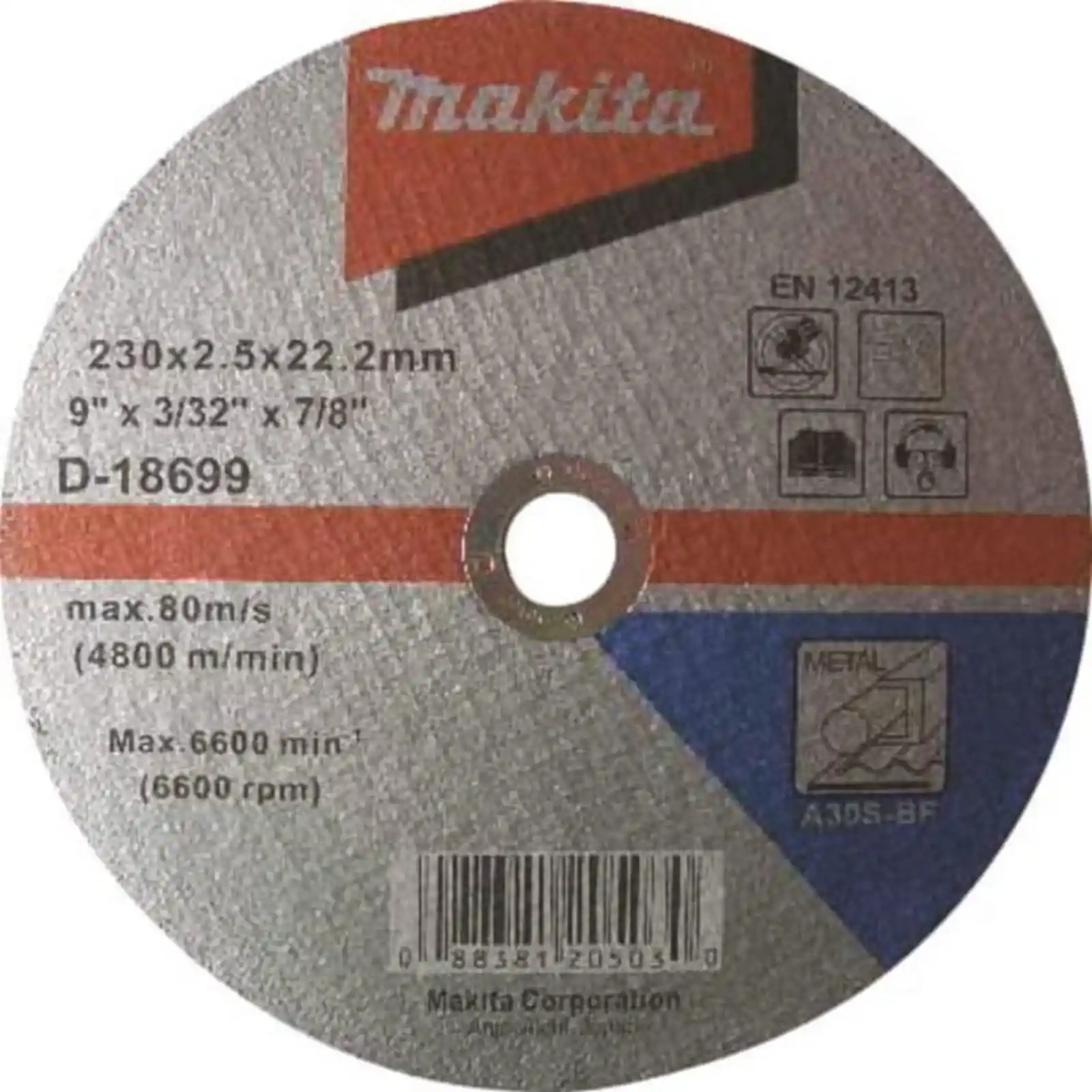 Abrazive Makita - DISC TAIERE METAL, 230X2, 5