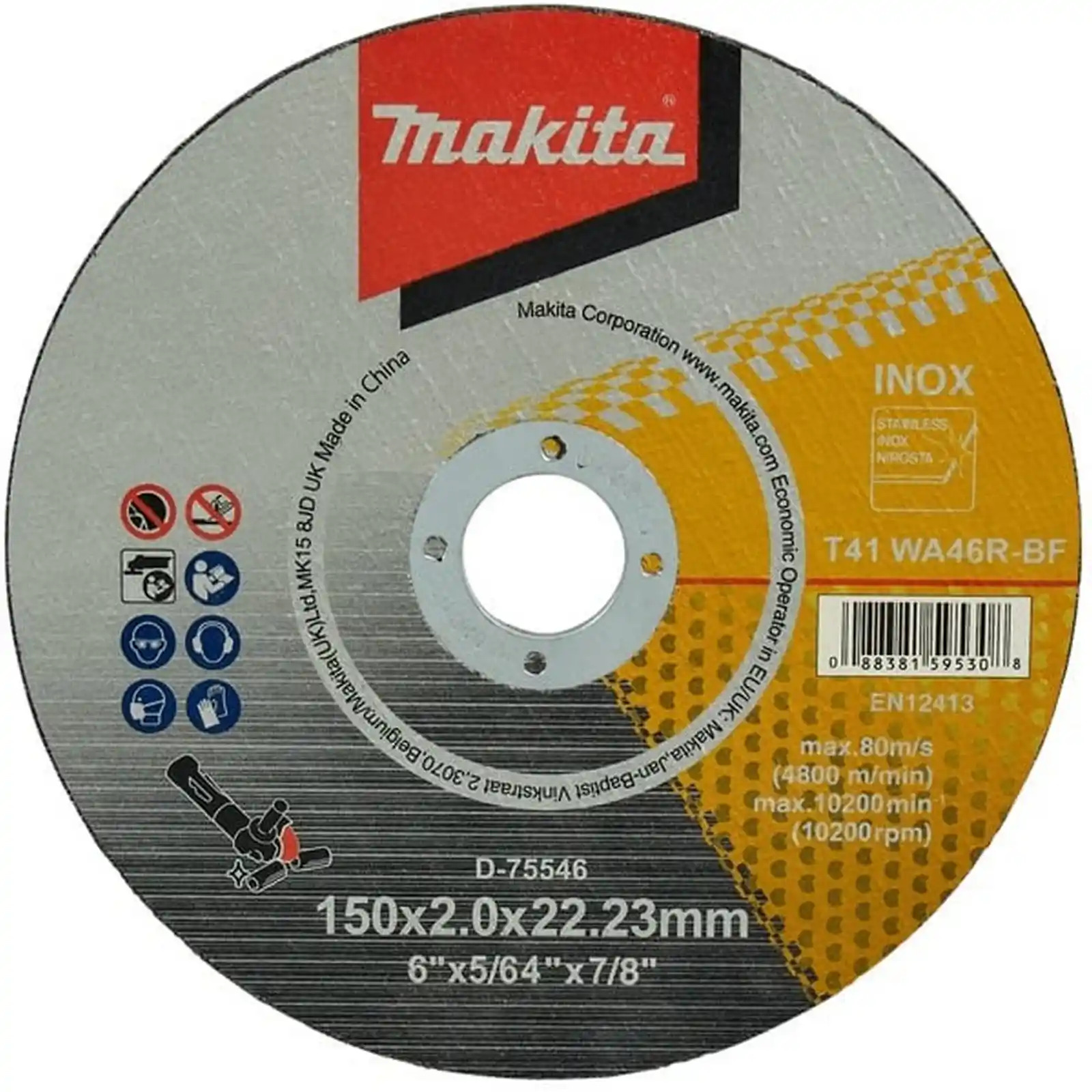 Accesorii Makita - DISC TAIERE OTEL 150X2X22.23, Makita