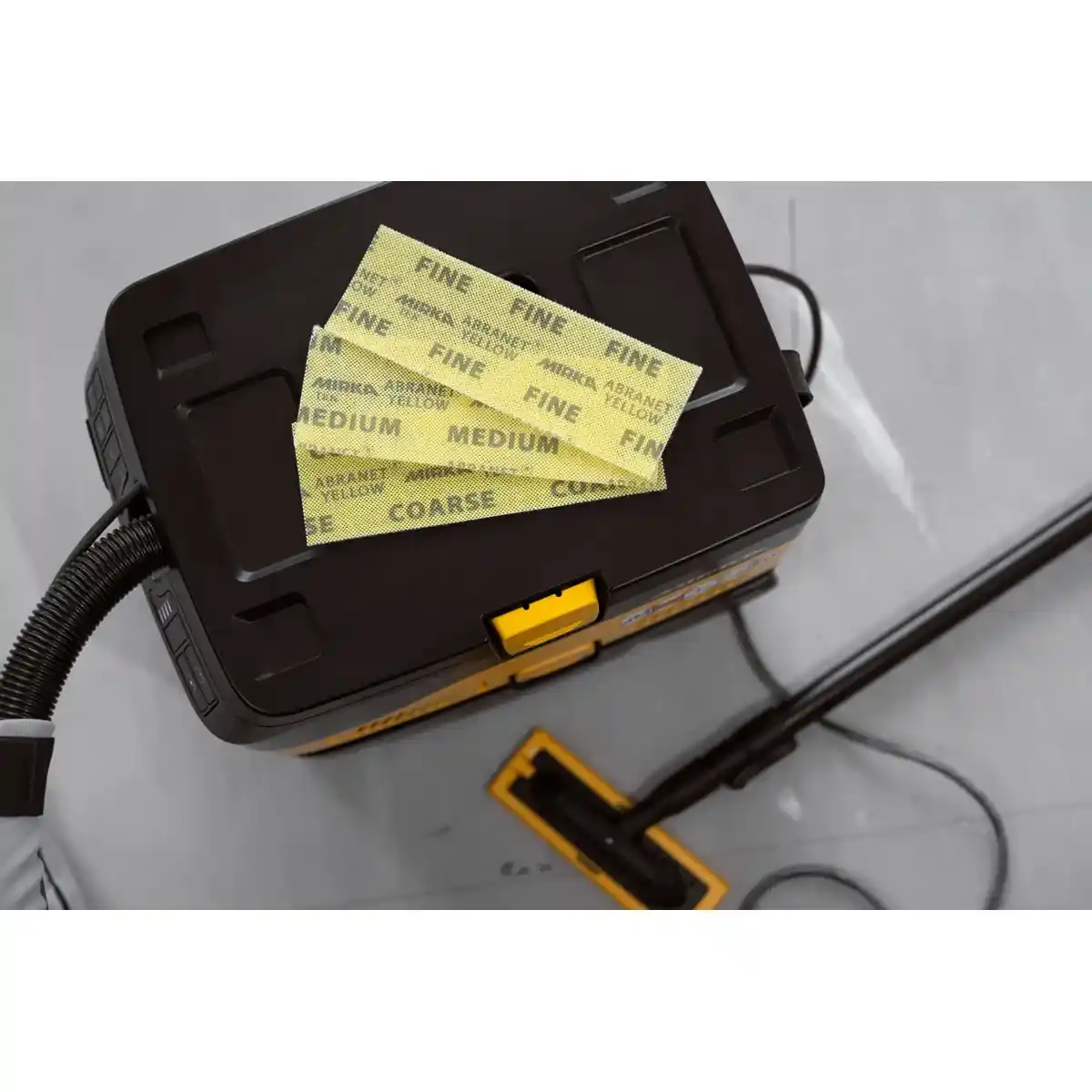 Foi abrazive Mirka, P240, Abranet Yellow, 80x230mm, Fina, pentru slefuire curata si eficienta, 20 de buc/set [4]