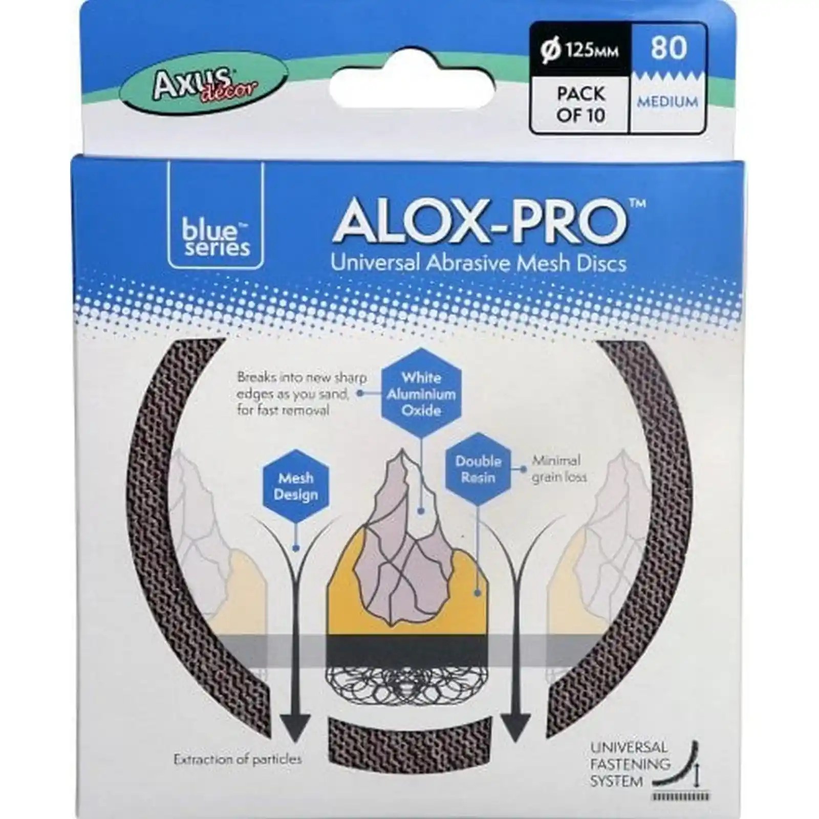 Promotii si oferte - Discuri de Plasa Abraziva Alox-Pro, P80, Pachet de 10, Axus