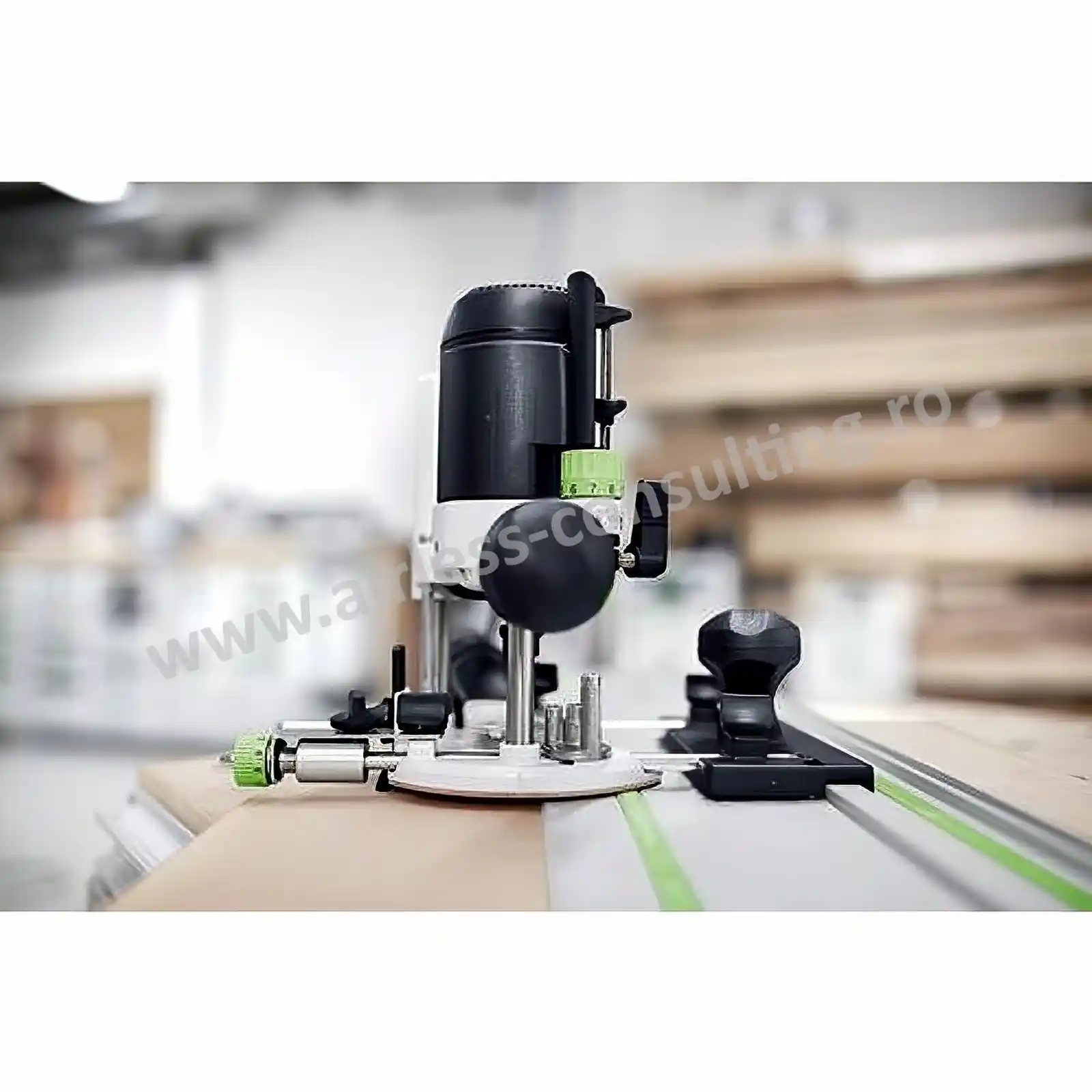 Dispozitiv de reglaj fin pentru opritorul de ghidare FE-FS/SZ-OF 1010 Festool [1]