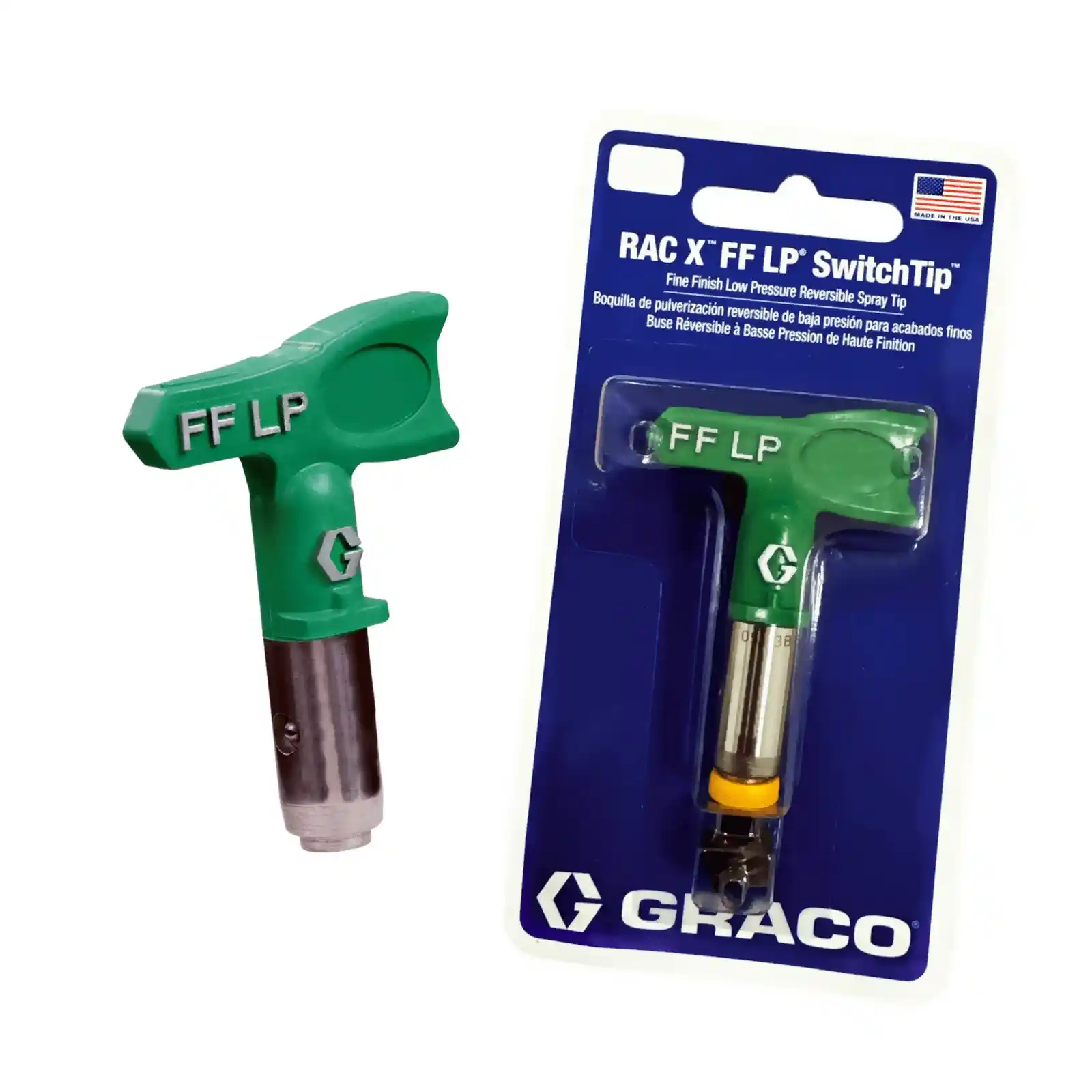 Duza, airless, Graco, RAC X FF LP SprayTip 616, 0.016 inch, 0.41mm, 60°, FFLP616 [2]