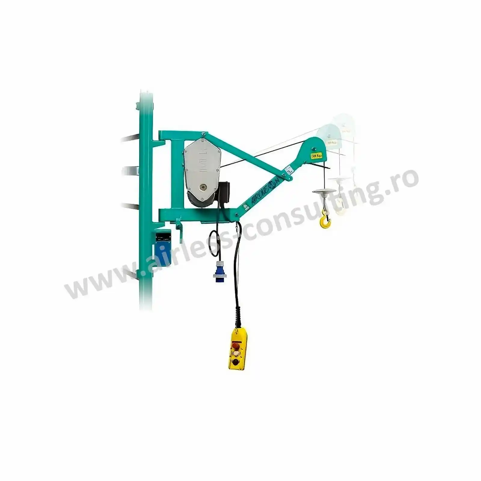 Utilaje profesionale constructii - Electropalan cu brat extensibil, AIRONE 300 NEW, IMER, 230V, 1.1 kW