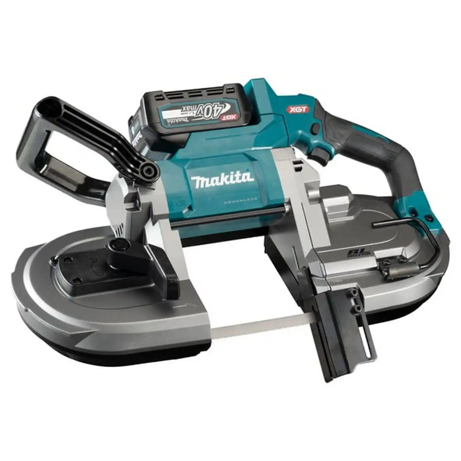 Fierastraie cu banda - Fierastrau cu banda XGT 40Vmax, 127 mm, livrat cu 2 acumulatori 4,0Ah, Makita