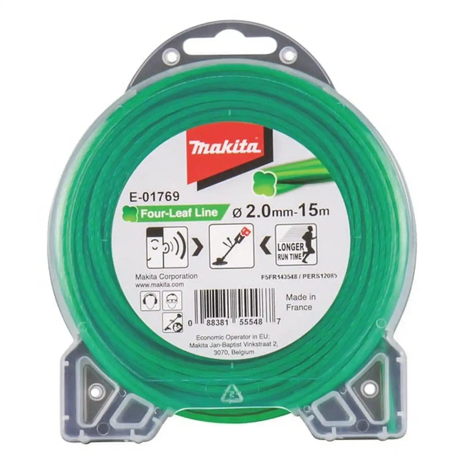 Accesorii diverse PPG - Fir nylon Four-Leaf 2,0 mm 15 m, Makita