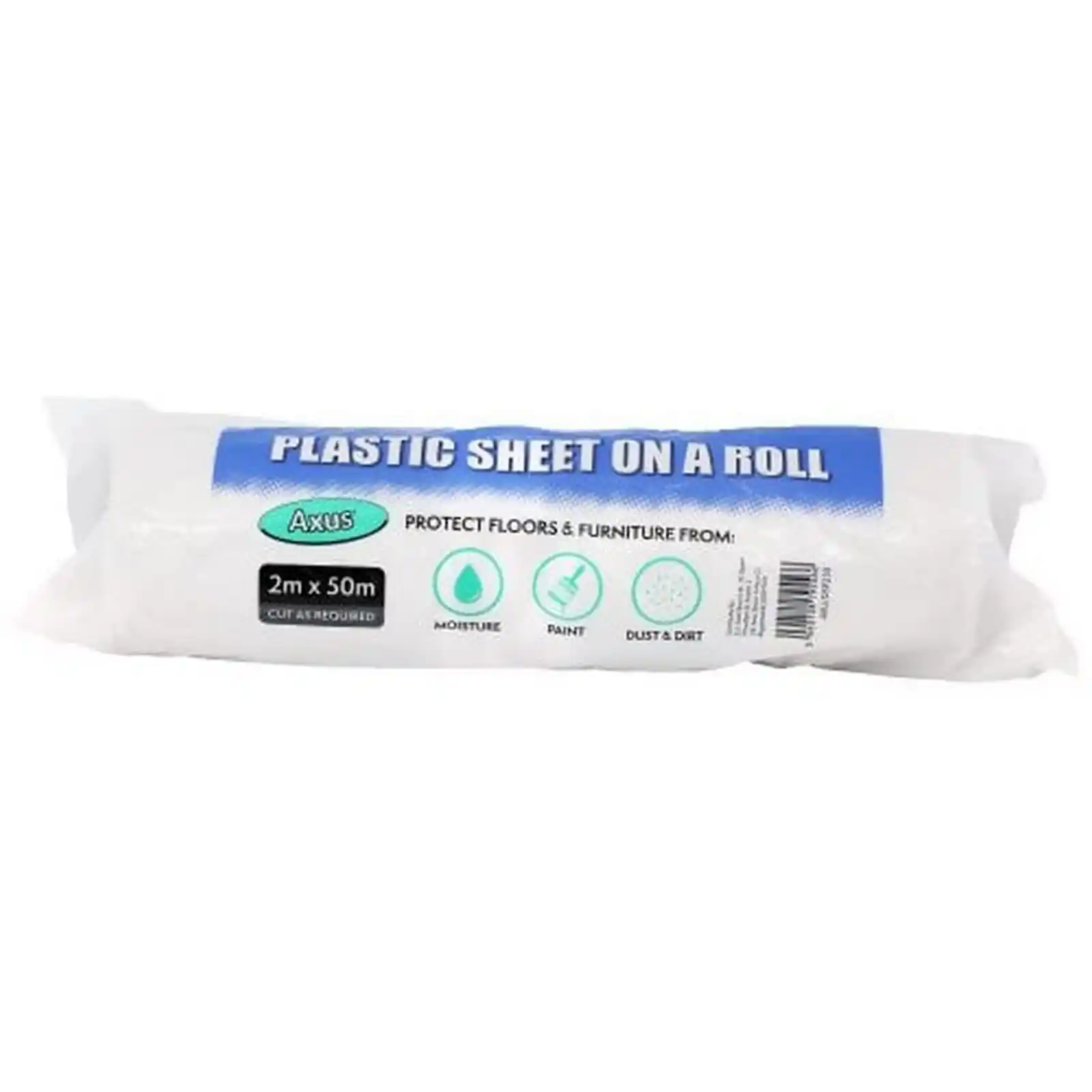 Mascare si Protectie - Folie de plastic, 2 m x 50 m, Axus