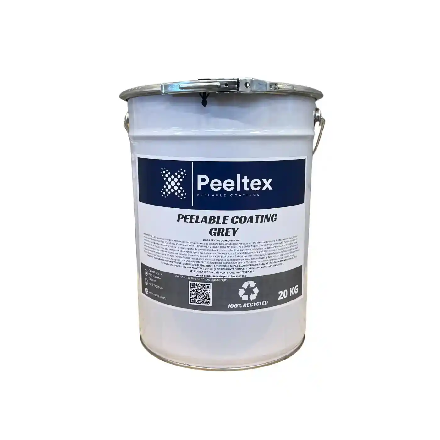 Materiale constructii - Folie lichida pentru pardoseli Peeltex Grey 20 kg