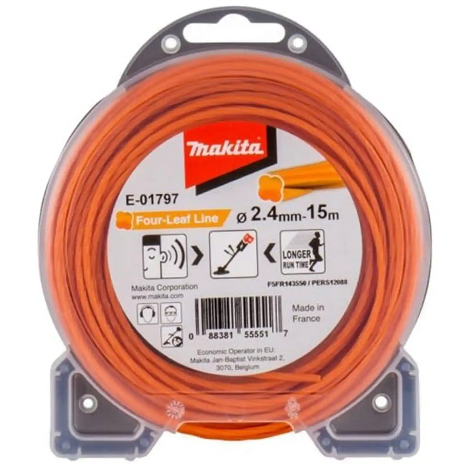 Accesorii diverse - FOUR-LEAF NYLON CORD 2.4-15M MAKITA, Makita
