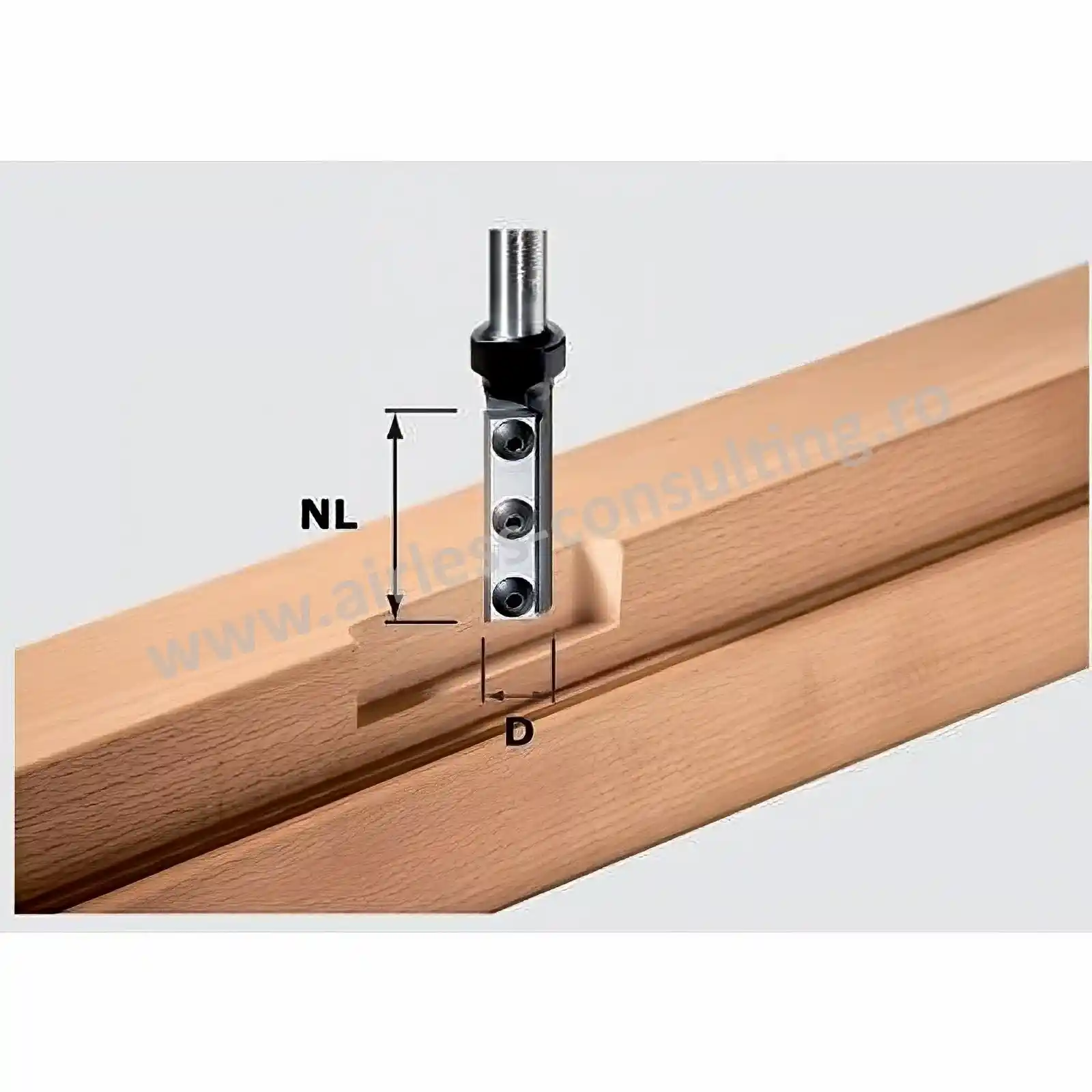 Unelte Profesionale Festool - Freza de canelare cu placute amovibile HW S12 D16/50 WP Festool