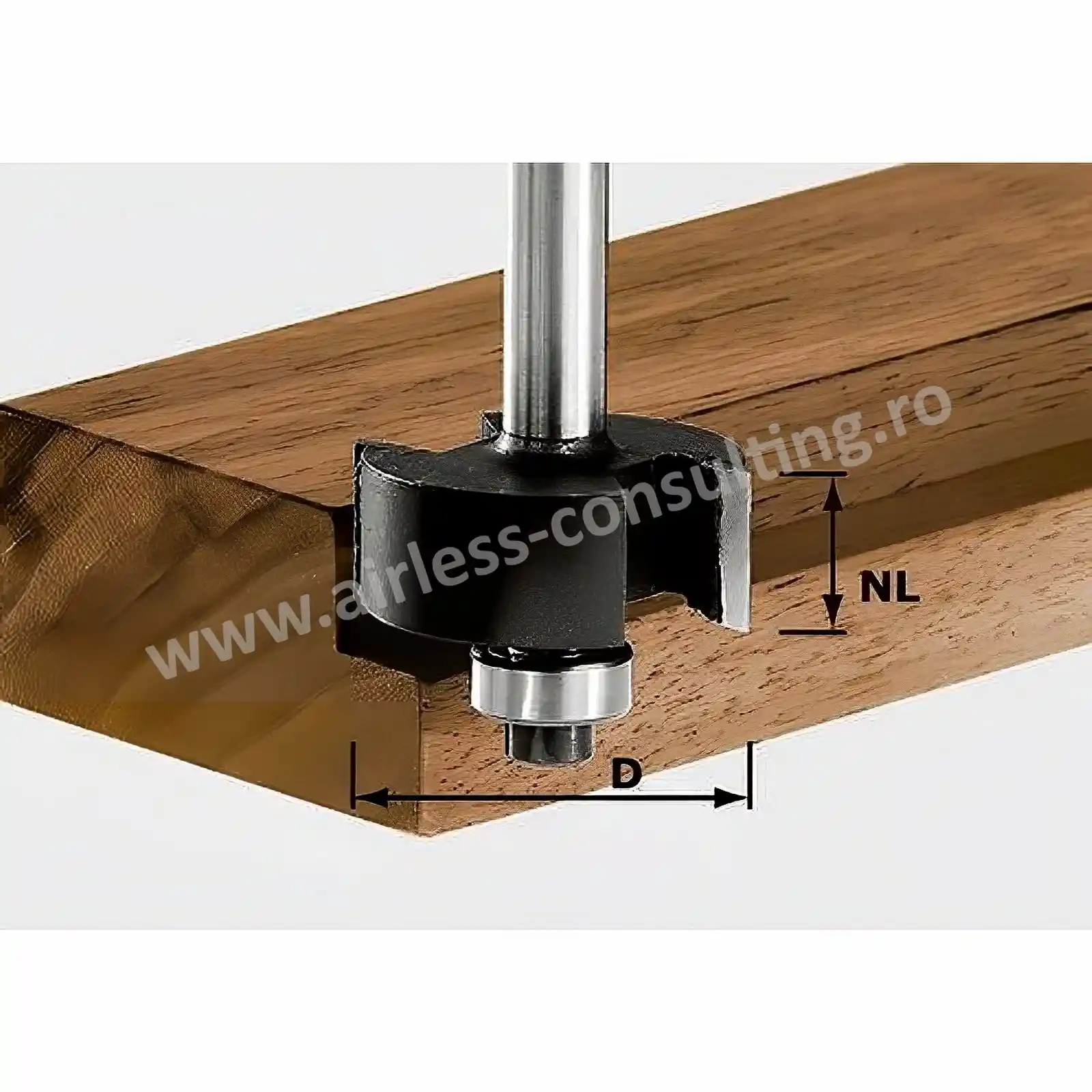 Freza de faltuit HW S8 D31,7/NL 12,7 Festool