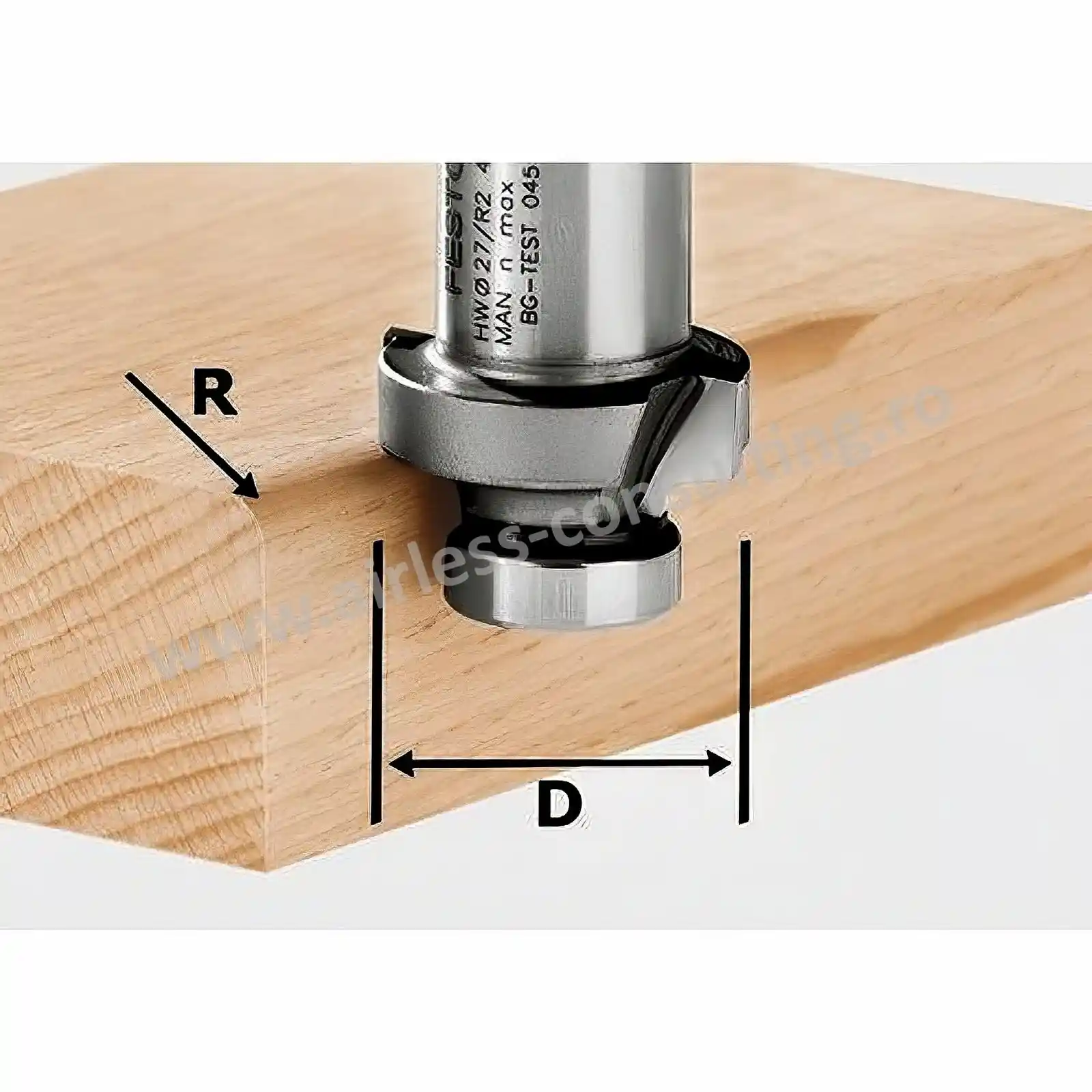 Freza de rotunjit HW R5-OFK 500 Festool