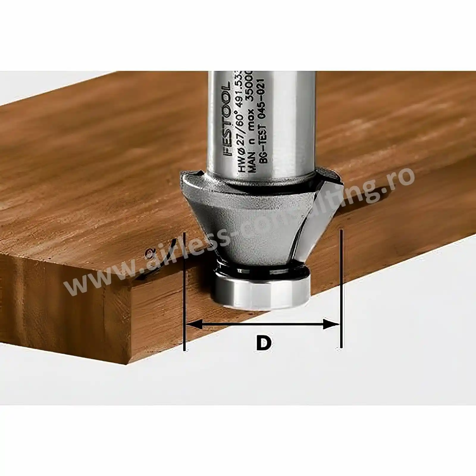 Unelte Profesionale Festool - Freza de sanfrenat HW 45°-OFK 500 Festool