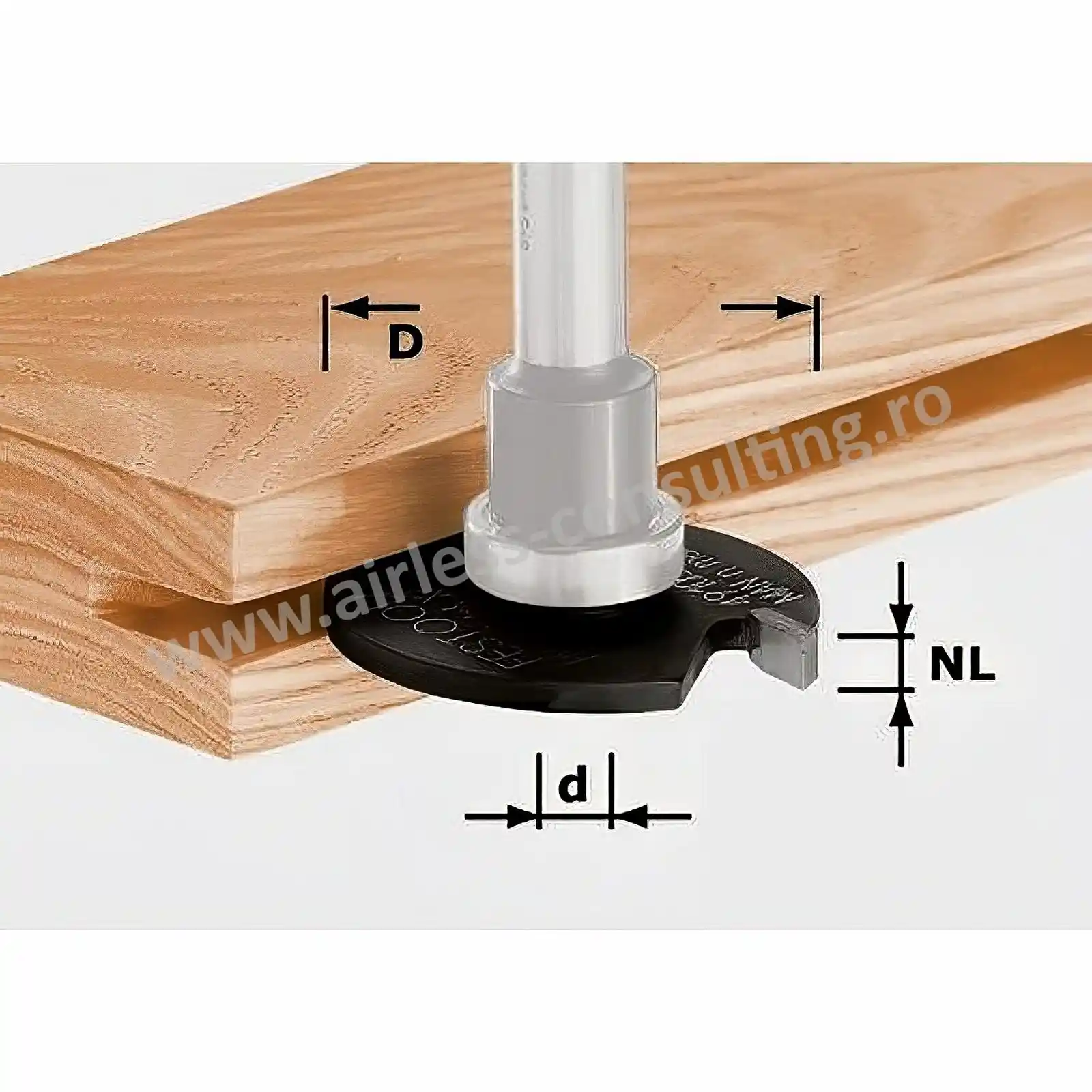 Unelte Profesionale Festool - Freza-disc pentru canale HW D40x3 Festool