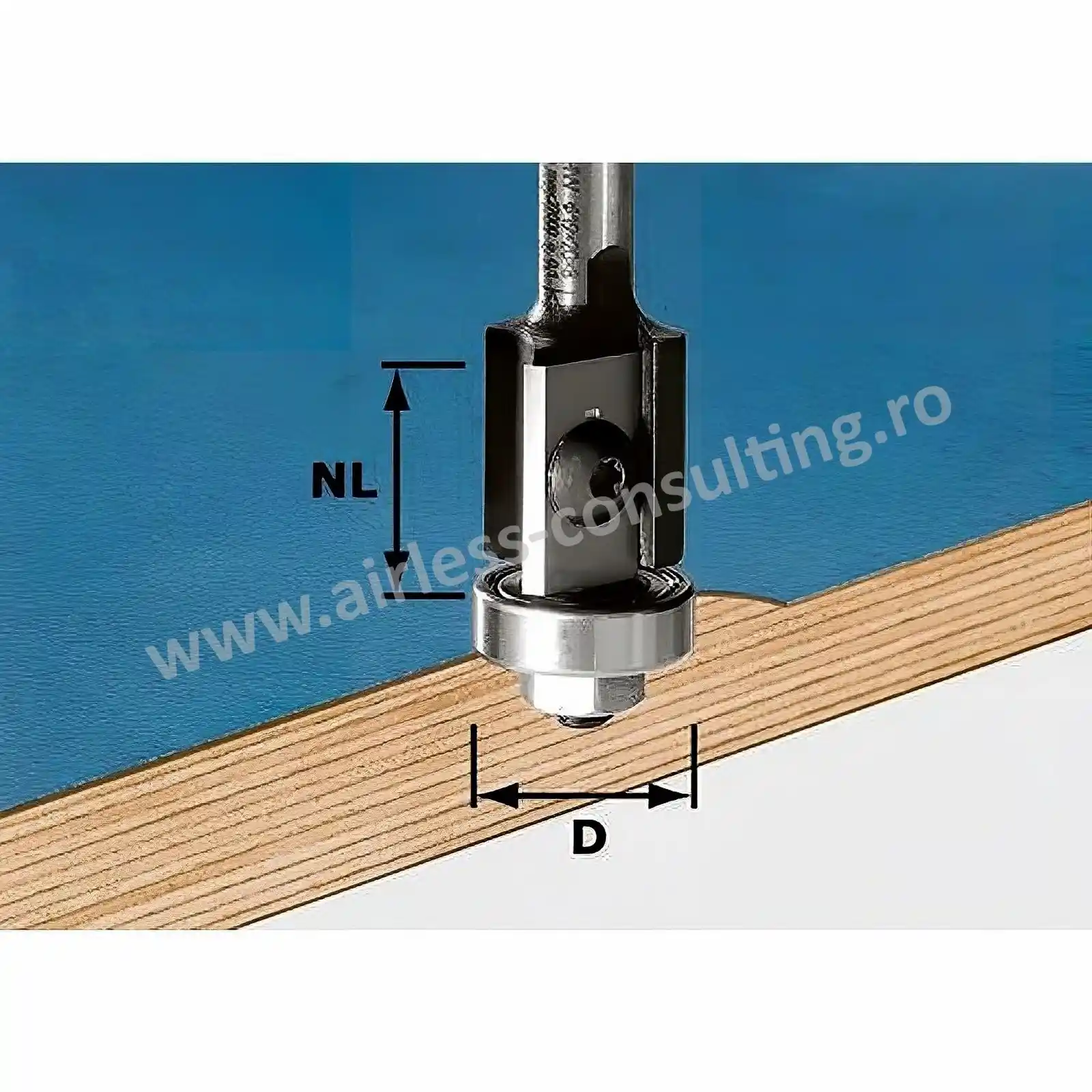 Unelte Profesionale Festool - Freza pentru frezarea coplanara, cu placute amovibile HW S8 D19/20WM Z2 Festool
