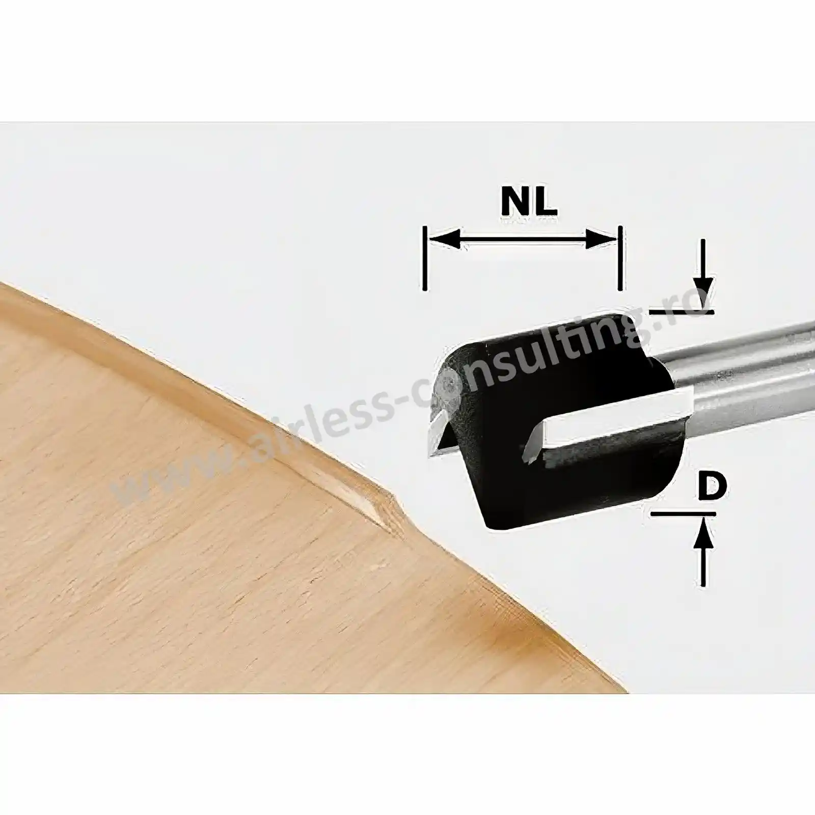 Unelte Profesionale Festool - Freza pentru muchii HW D 19/16 S8 OFK 700 Festool