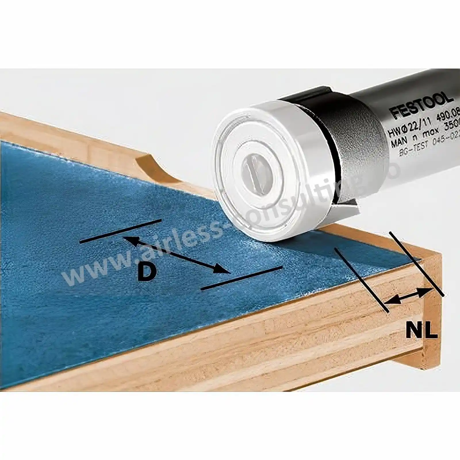 Unelte Profesionale Festool - Freza pentru muchii HW D22/8-OFK Festool