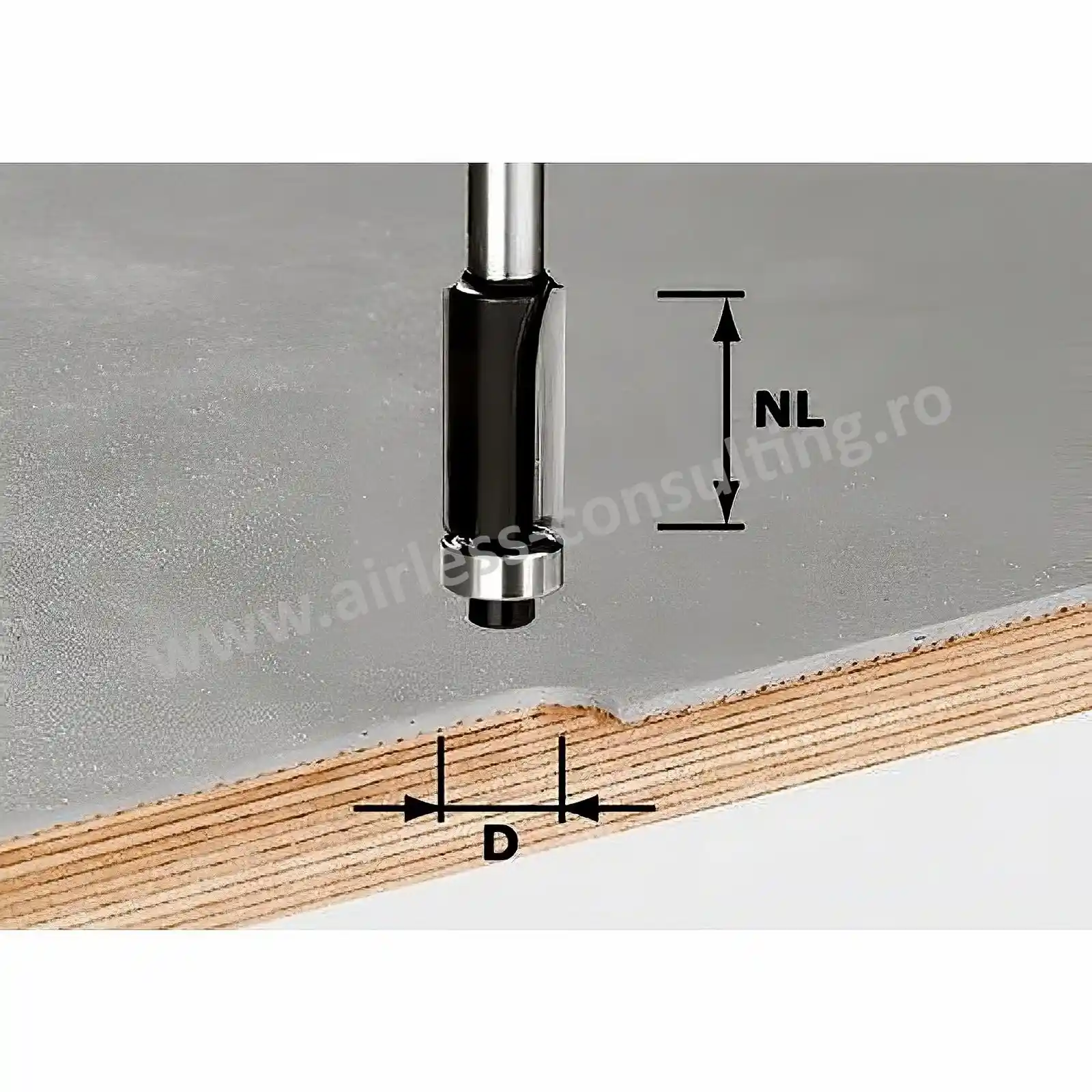 Unelte Profesionale Festool - Freza pentru muchii HW S8 D12,7/NL25 Festool