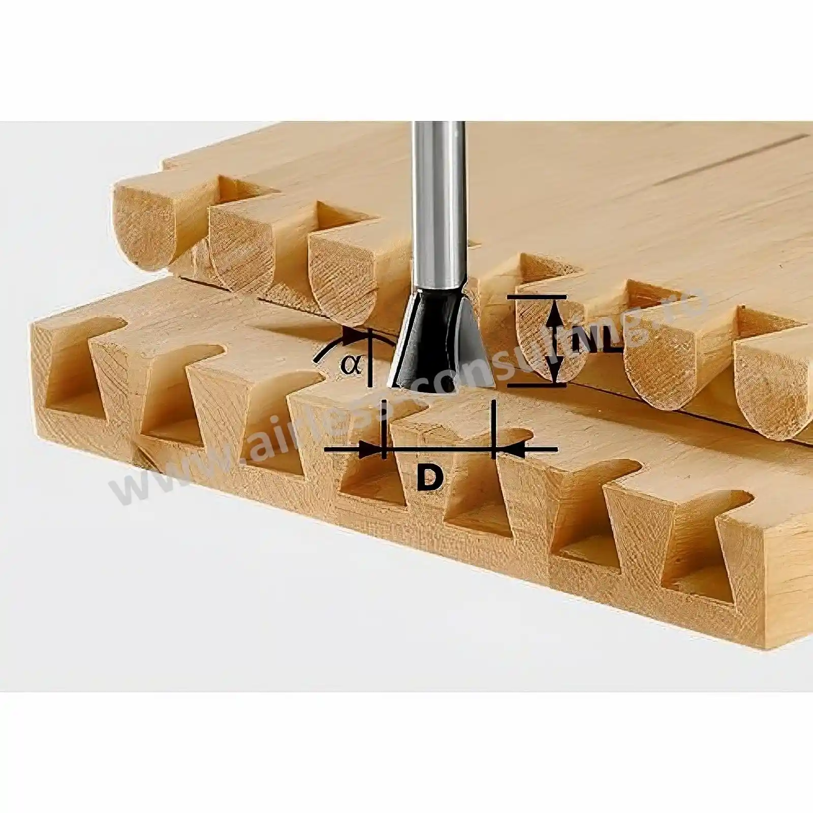 Freze coada de randunica HW S8 D14,3/16/10° Festool