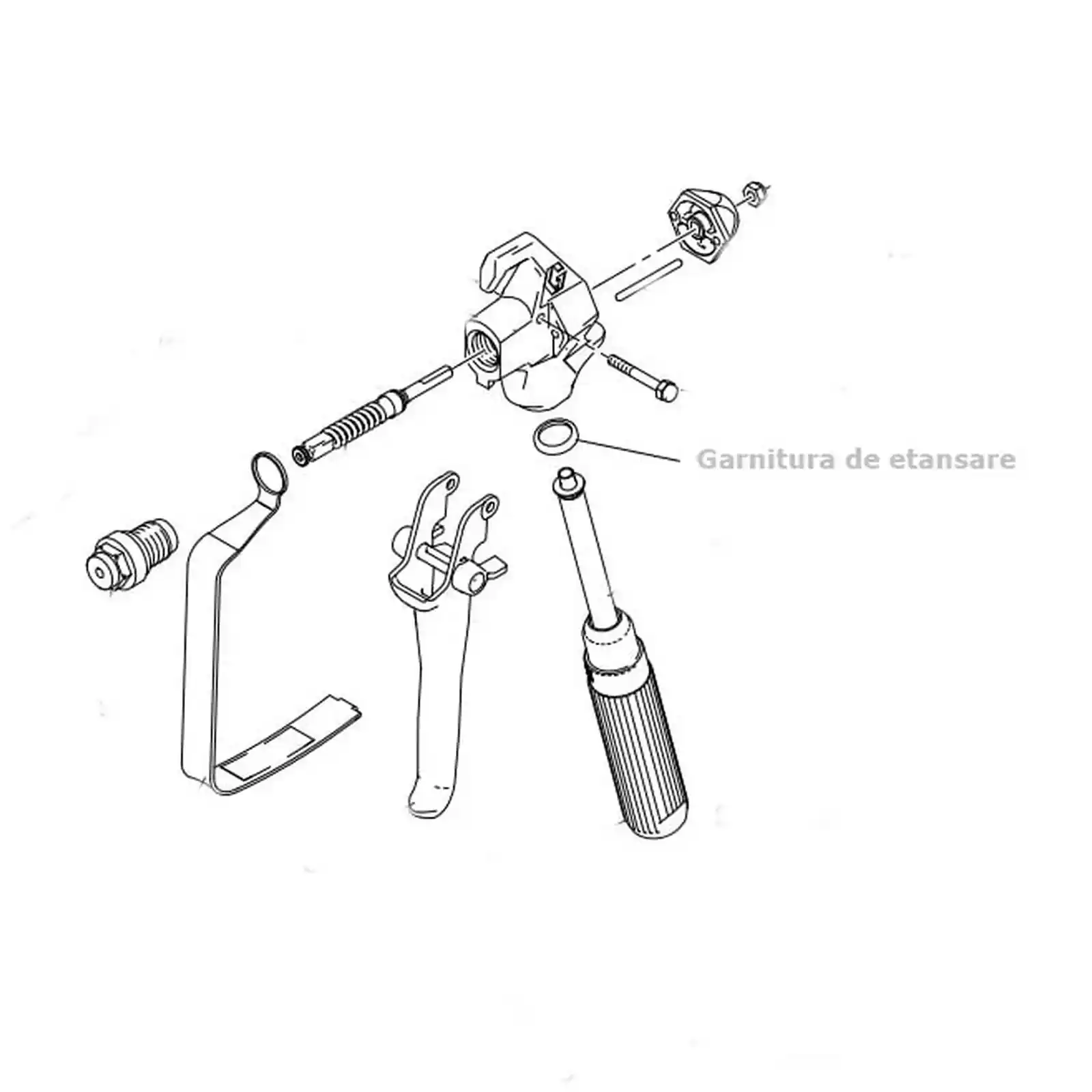 Garnitura pistol de vopsit, zugravit Graco, SG3 [1]