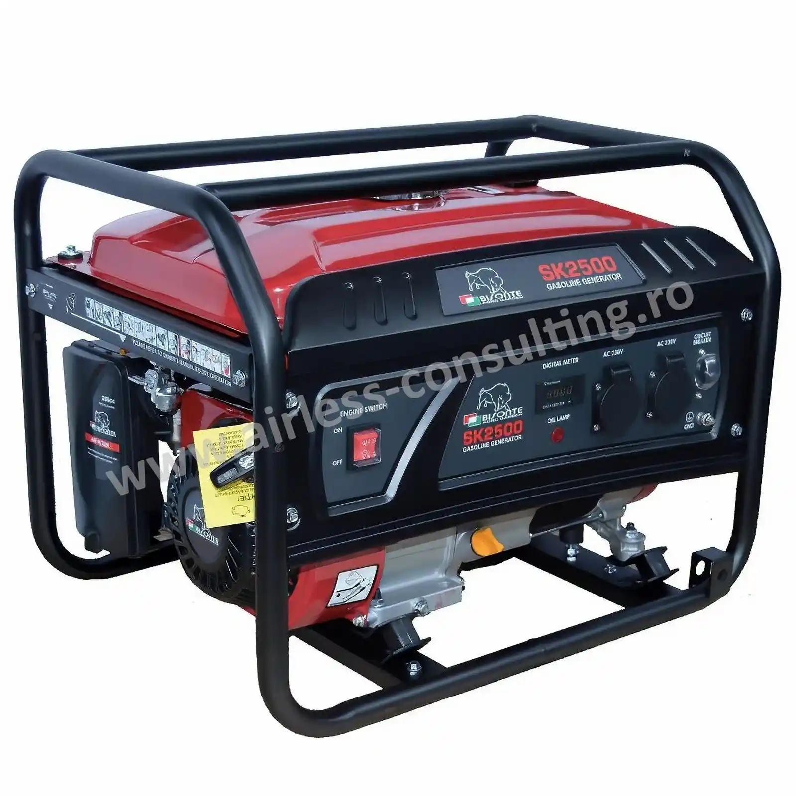 Generatoare - Generator de curent pe benzina, Bisonte, SK2500, 2.2 kW, 230V, AVR