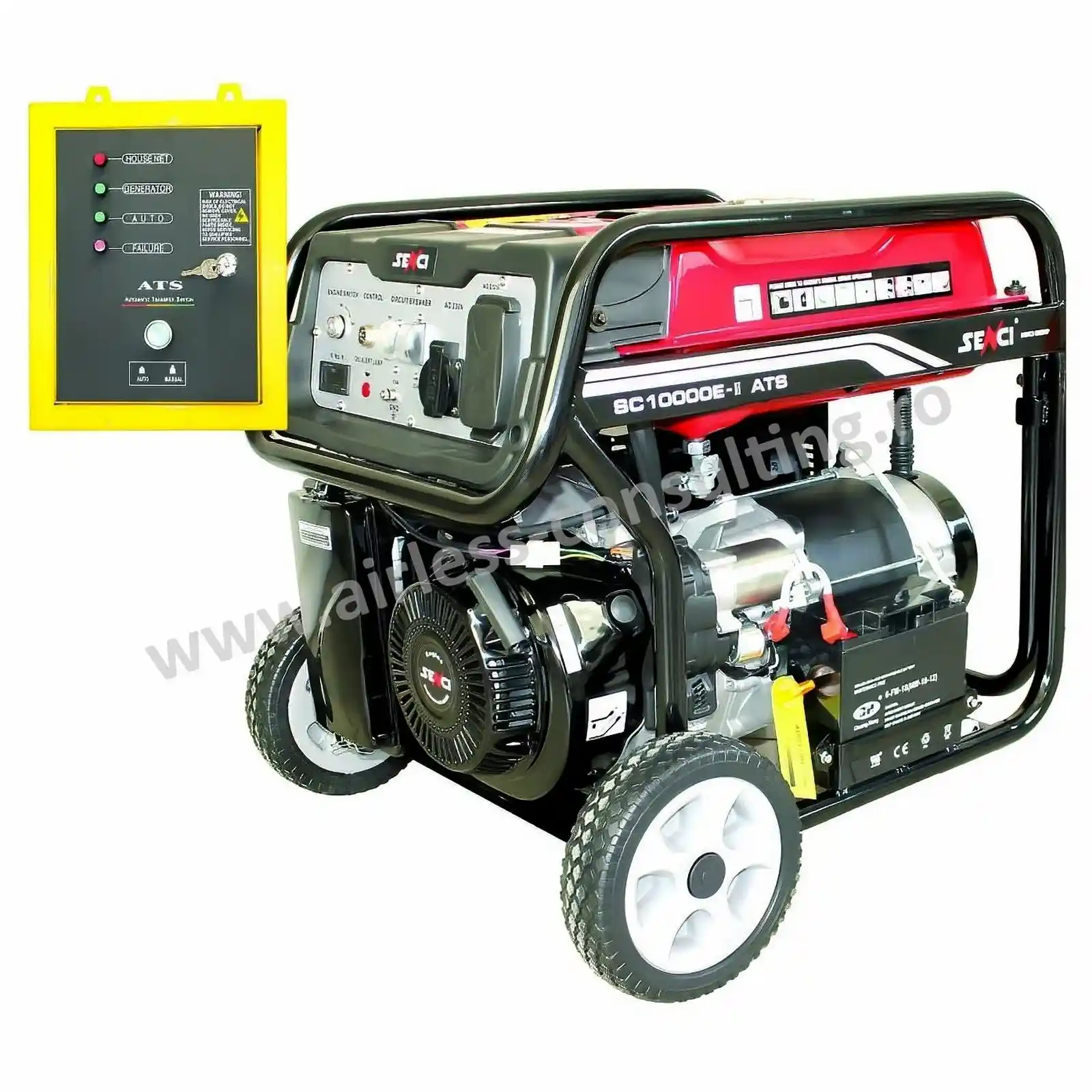 Italia star de verificat daca raman - Generator de curent pe benzina, SC 10000E ATS TOP, 8.5 kW, 230V