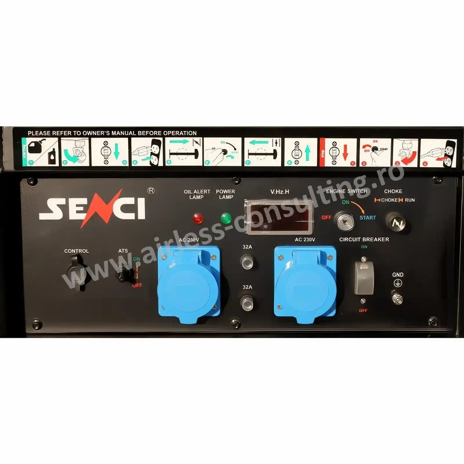 Generator de curent pe benzina, SC 13000 ATS EVO, 11 kW, 230V [3]