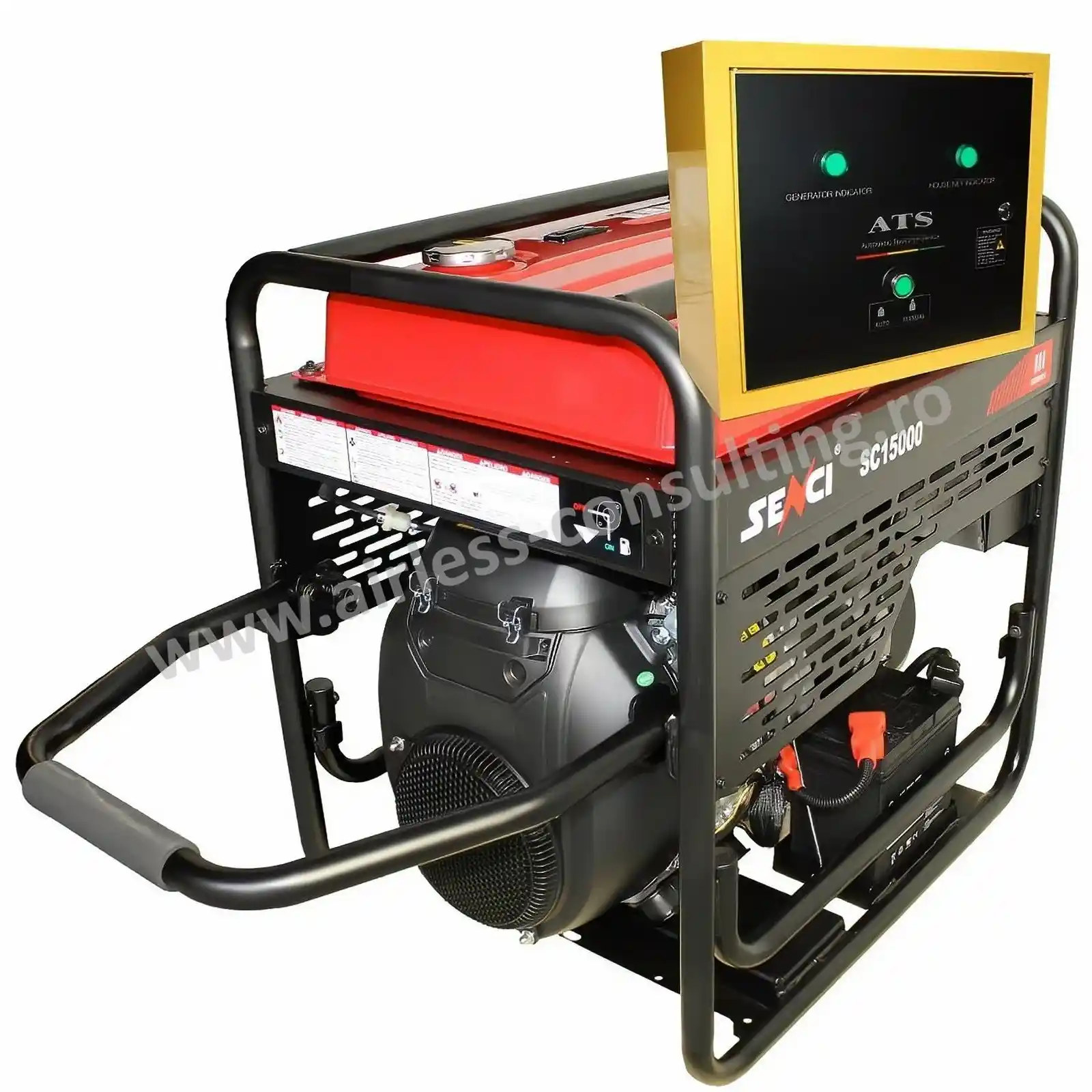 Generatoare - Generator de curent pe benzina, SC 15000 ATS EVO, 13 kW, 230V