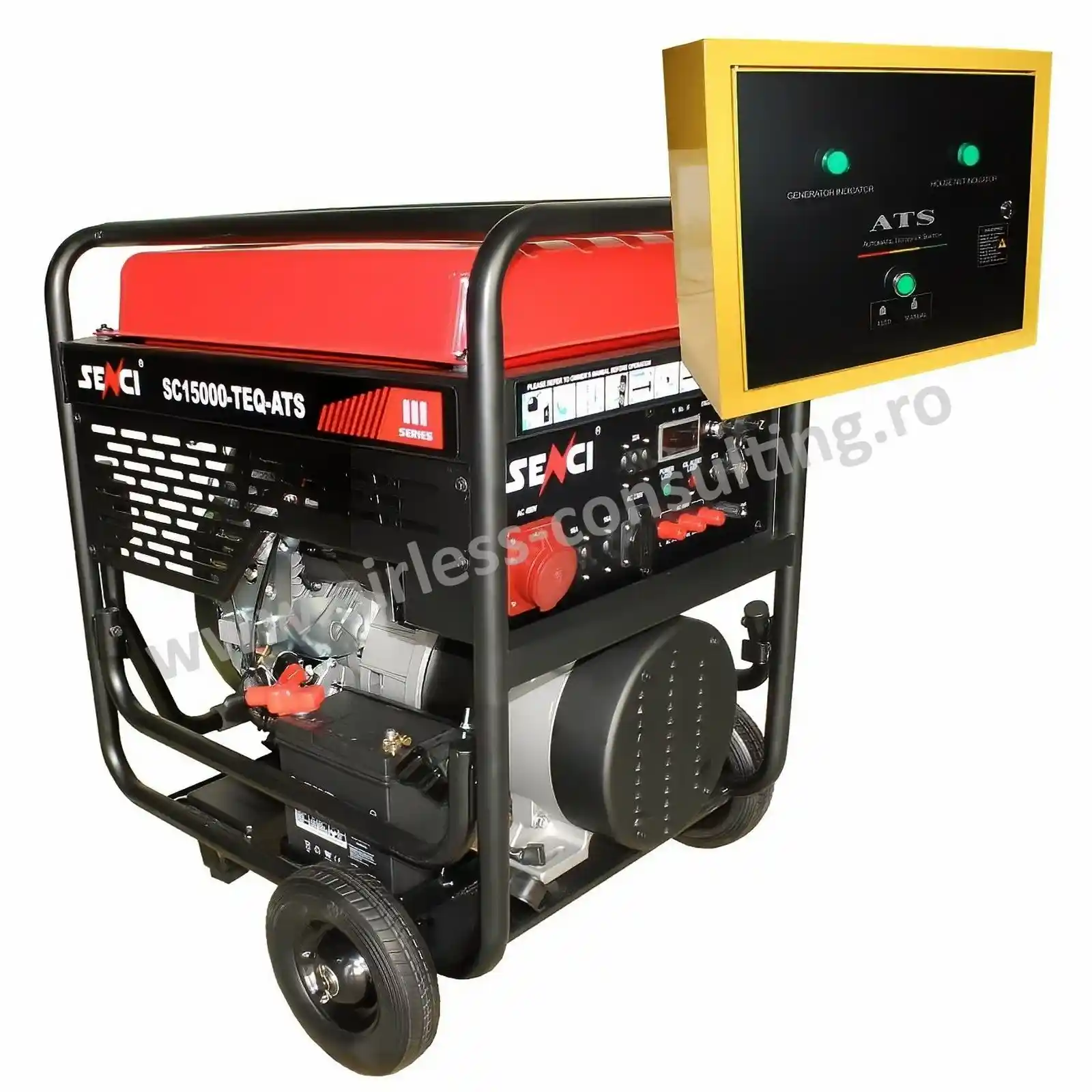 Generatoare - Generator de curent pe benzina, SC 15000TE ATS EVO, 13 kW, 400V