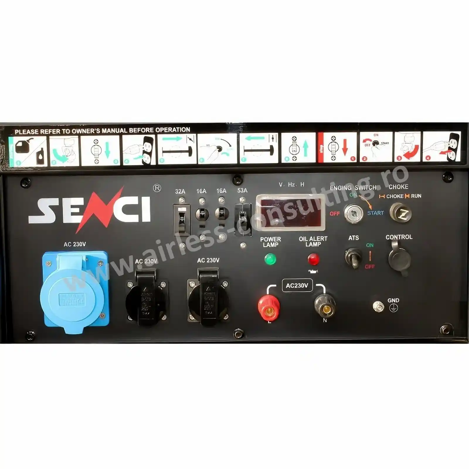 Generator de curent pe benzina, SC 15000TE ATS EVO, 13 kW, 400V [3]