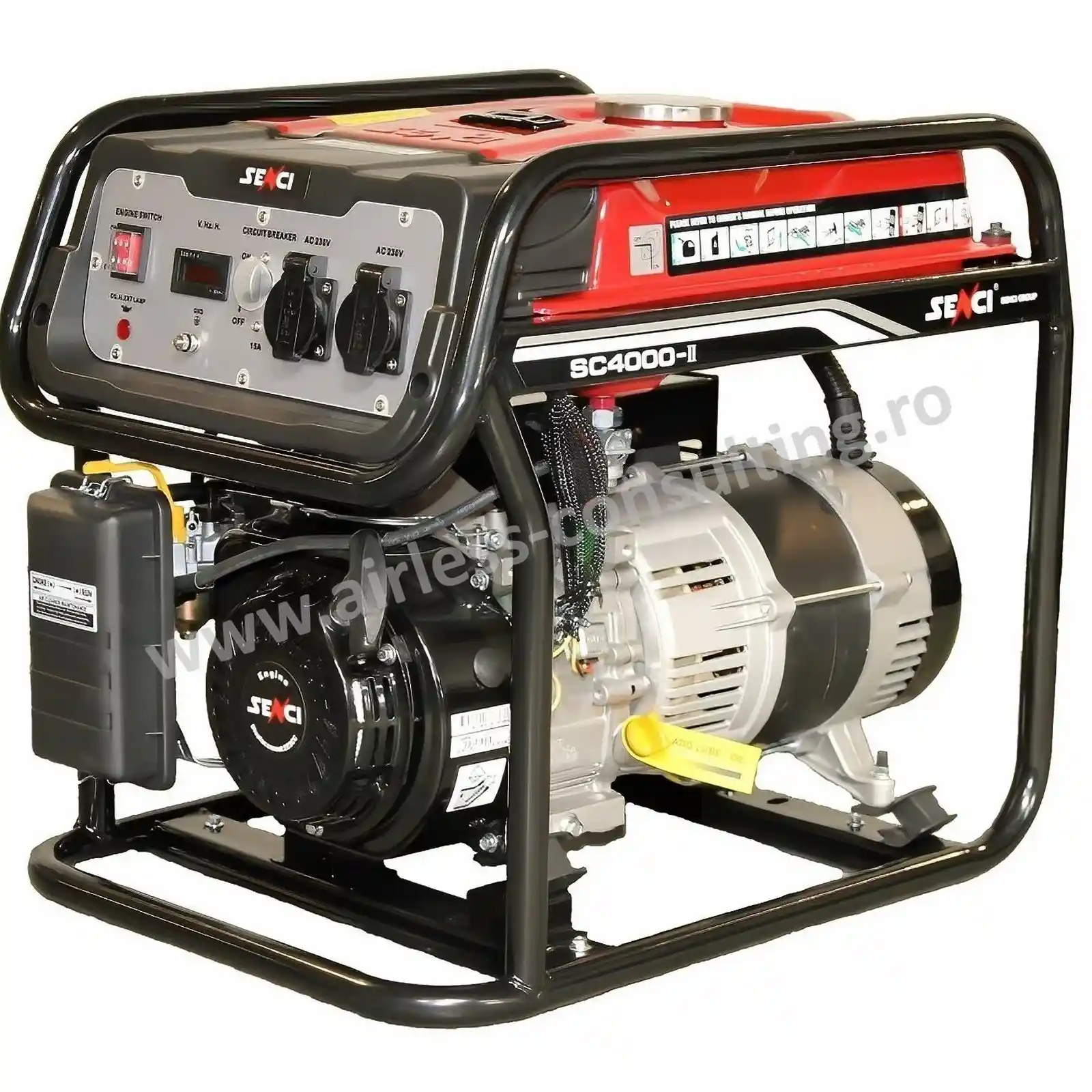 Generatoare - Generator de curent pe benzina, SC 4000 TOP, 3.8 kW, 230V