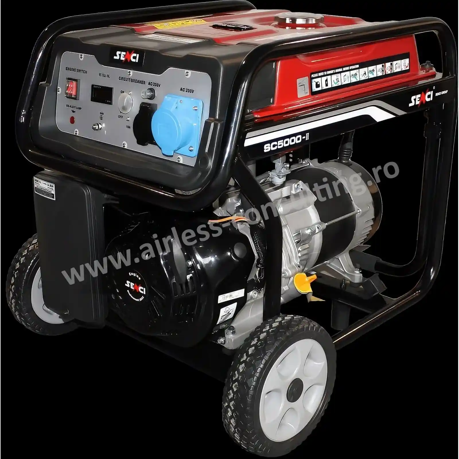 Generatoare - Generator de curent pe benzina, SC 5000 TOP, 4.5 kW, 230V