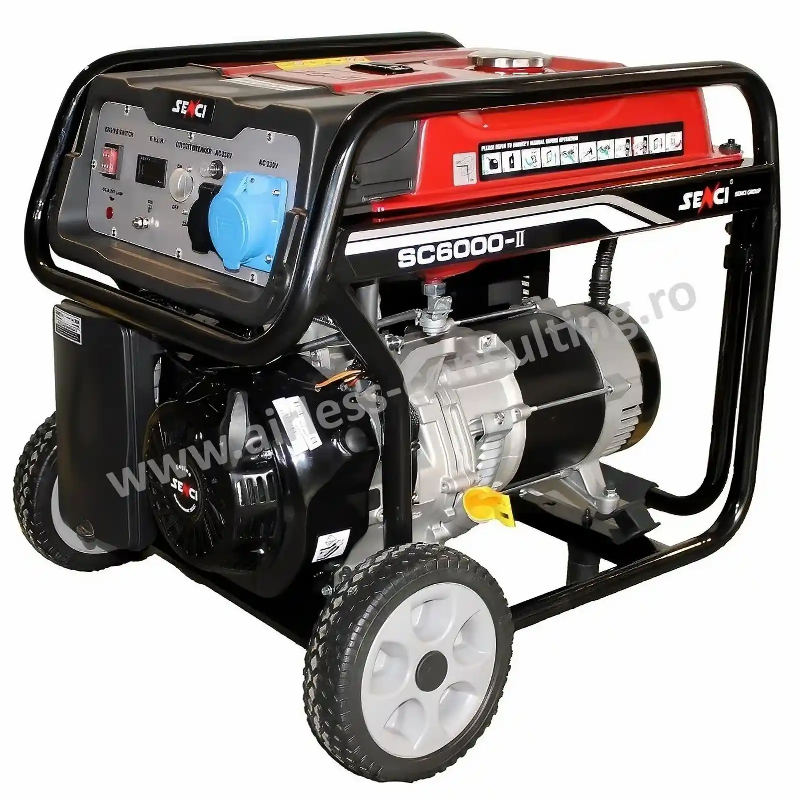 Generatoare - Generator de curent pe benzina, SC 6000 TOP, 5.5 kW, 230V