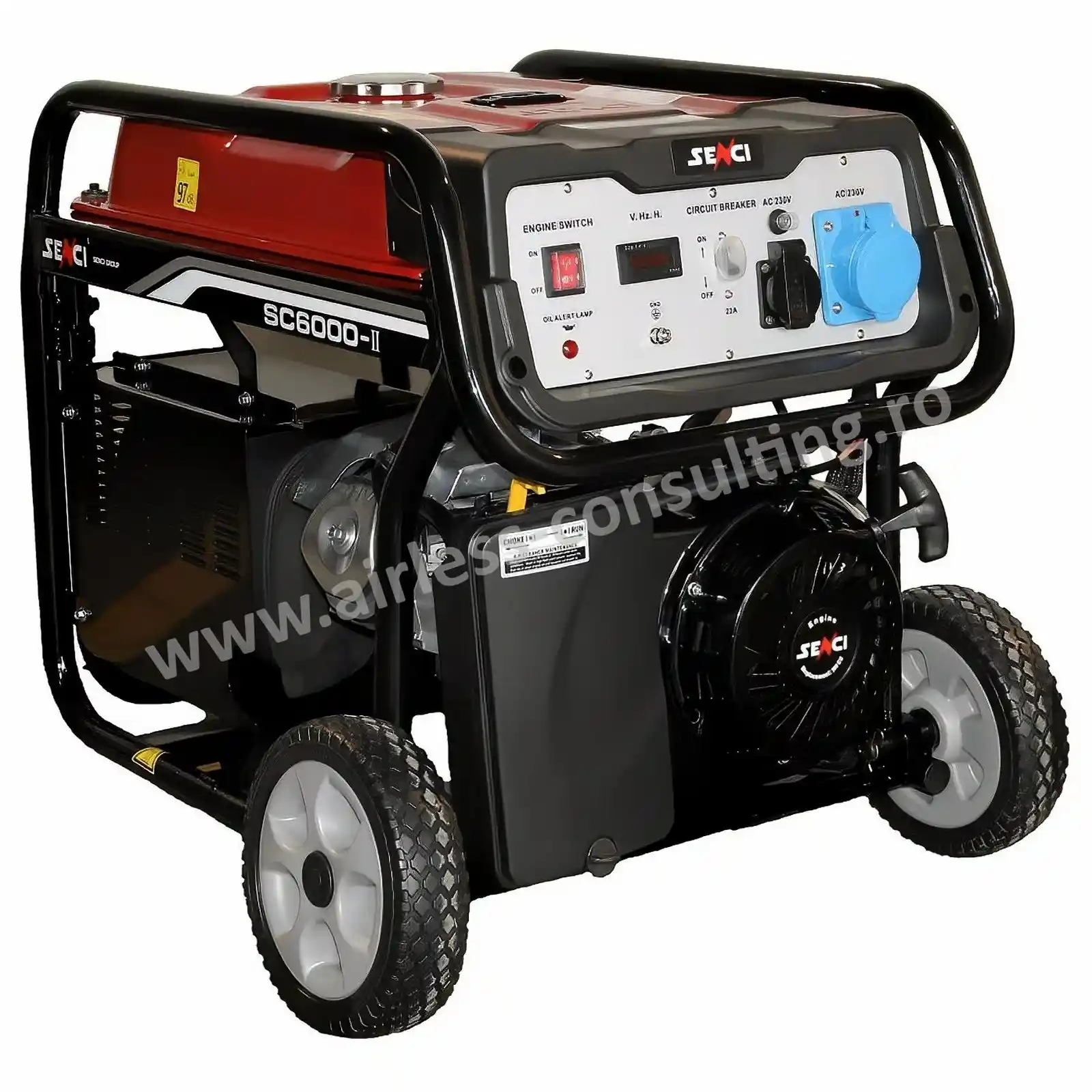 Generatoare - Generator de curent pe benzina, SC 6000E TOP, 5.5 kW, 230V