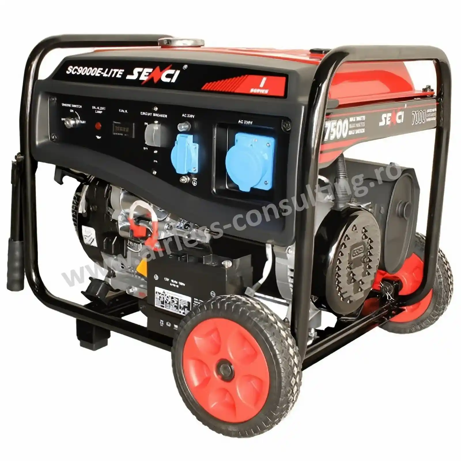 Generatoare - Generator de curent pe benzina, SC 9000E LITE, 7.5 kW, 230V