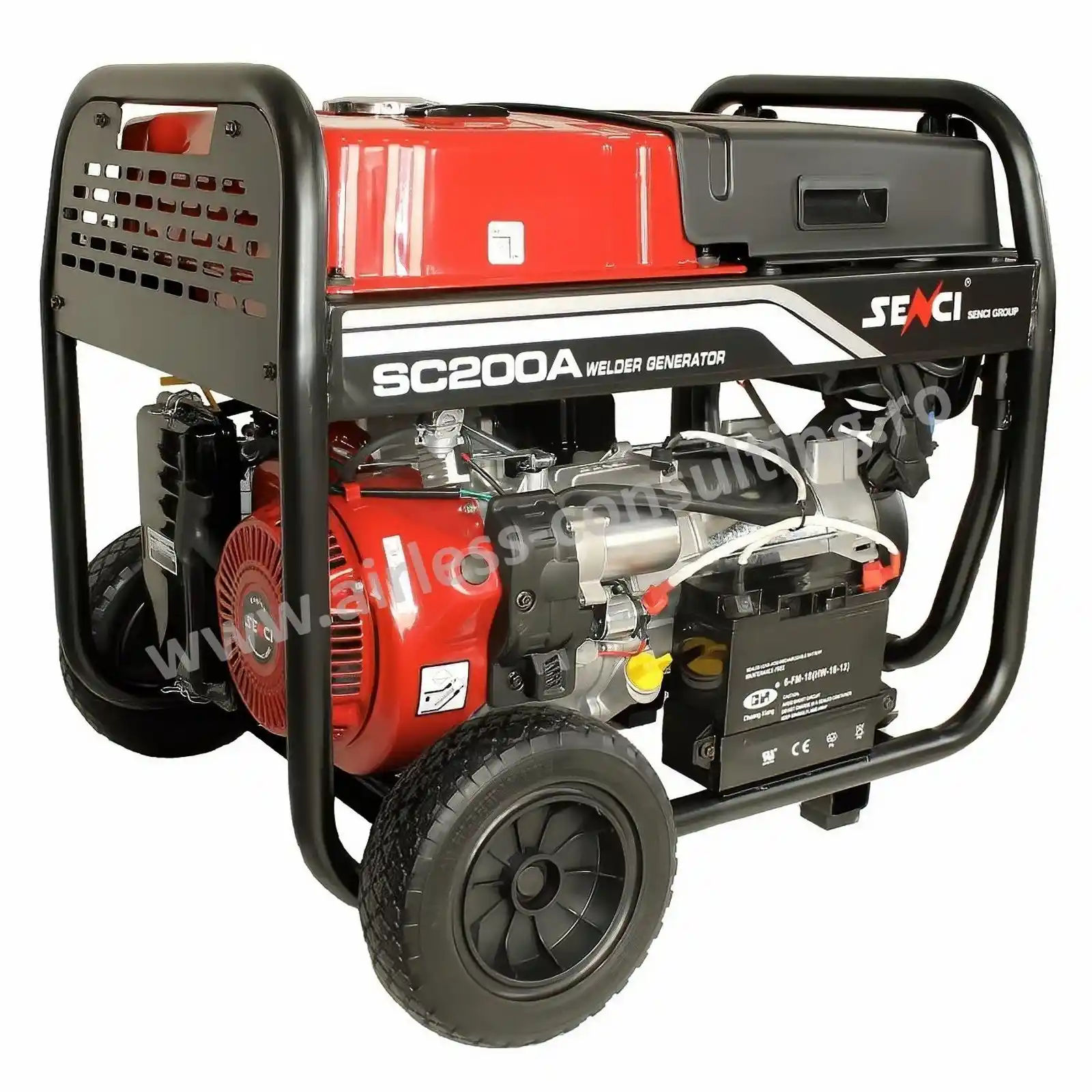 Generator de curent si sudura pe benzina SC 200A, 5.5 kW, 230V [3]