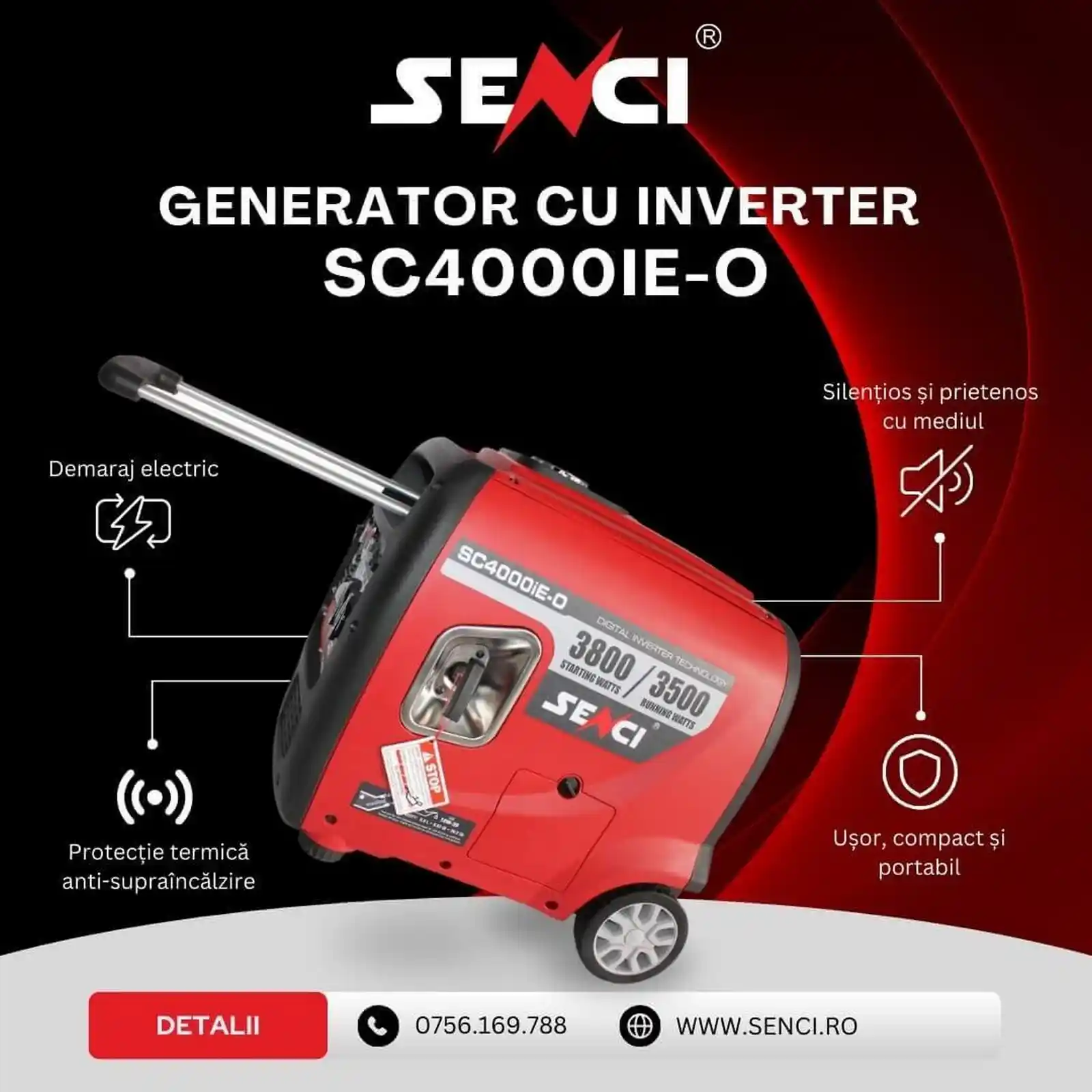Generator inverter SC 4000iE O, 3.8 kW, 230V [3]