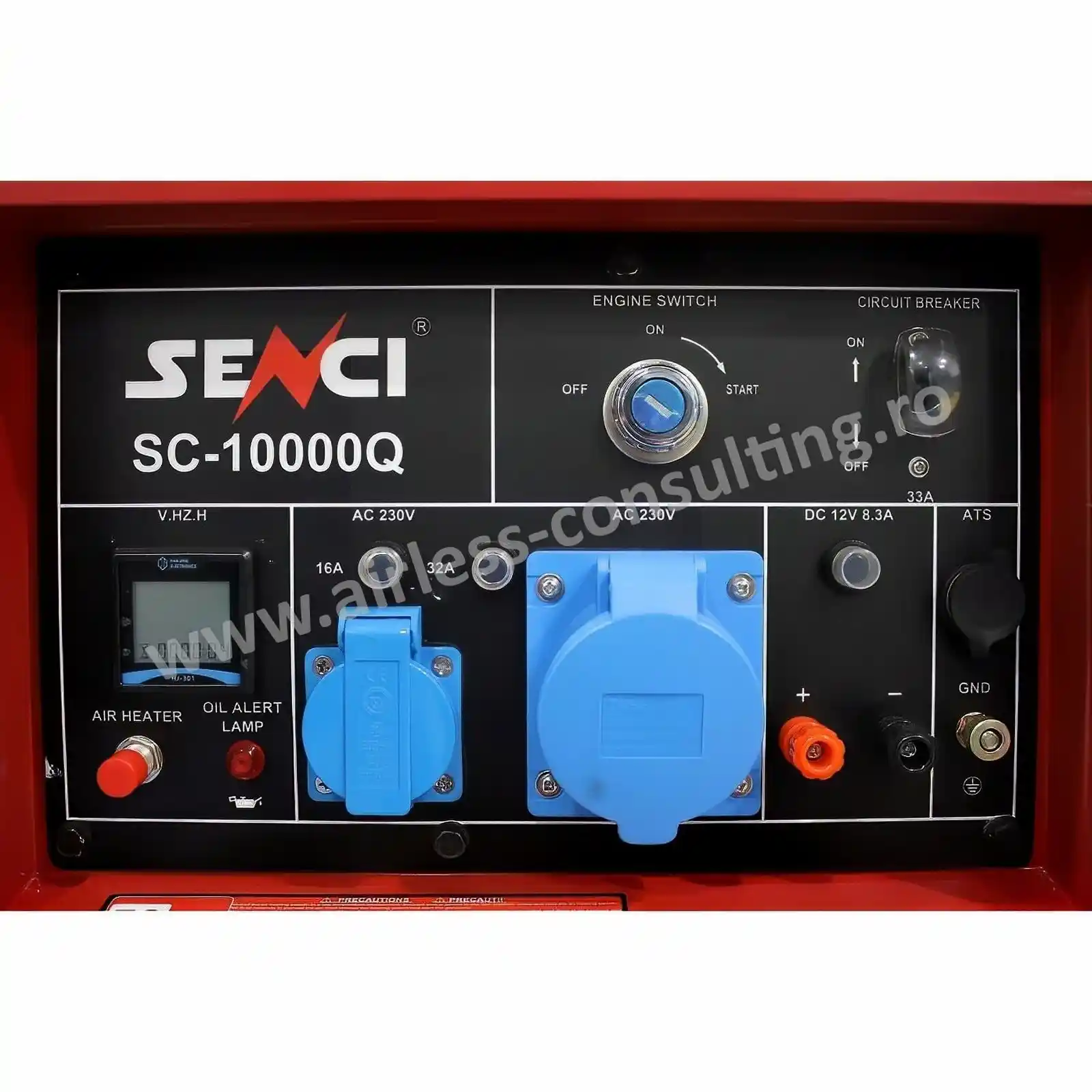 Generator rezidential de curent insonorizat, SC 10000Q, diesel, 8 kW, 230V [5]