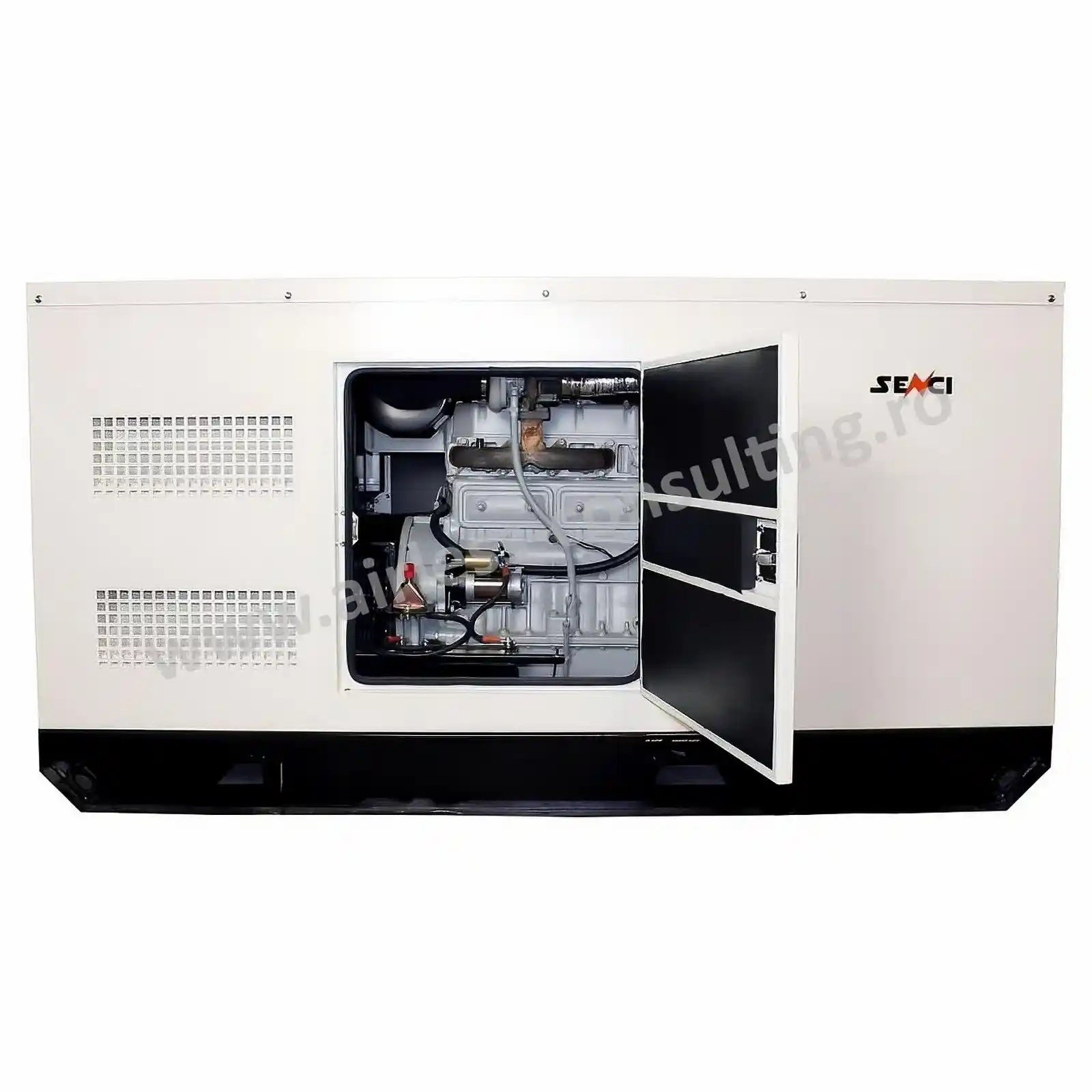Generator rezidential de curent insonorizat, SCDE 97YS ATS, diesel, 77 kW, 230V/400V [1]