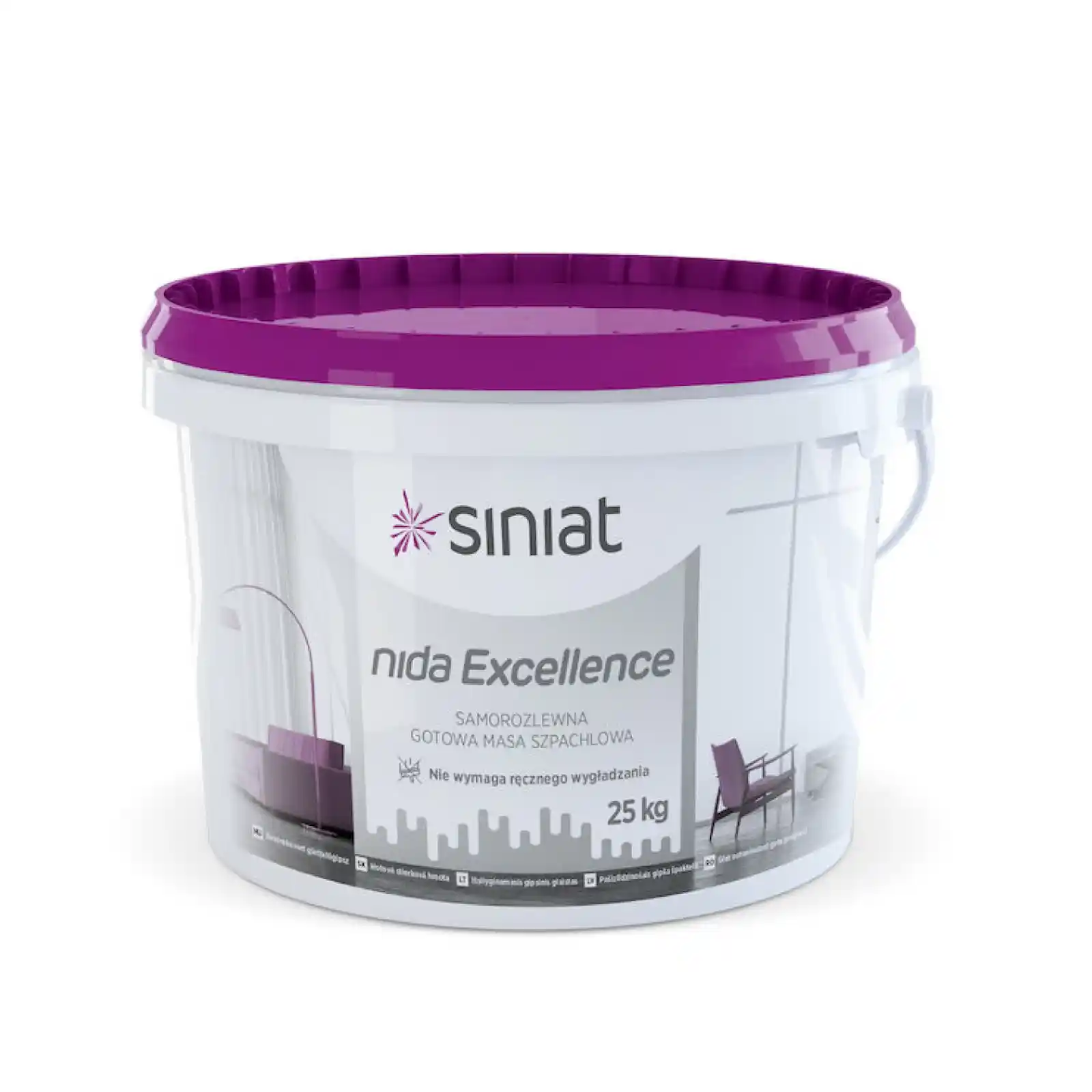 Glet autonivelant, gata preparat, la galeata, Nida EXCELLENCE, Siniat, la palet 24 galeti x 25 Kg [1]