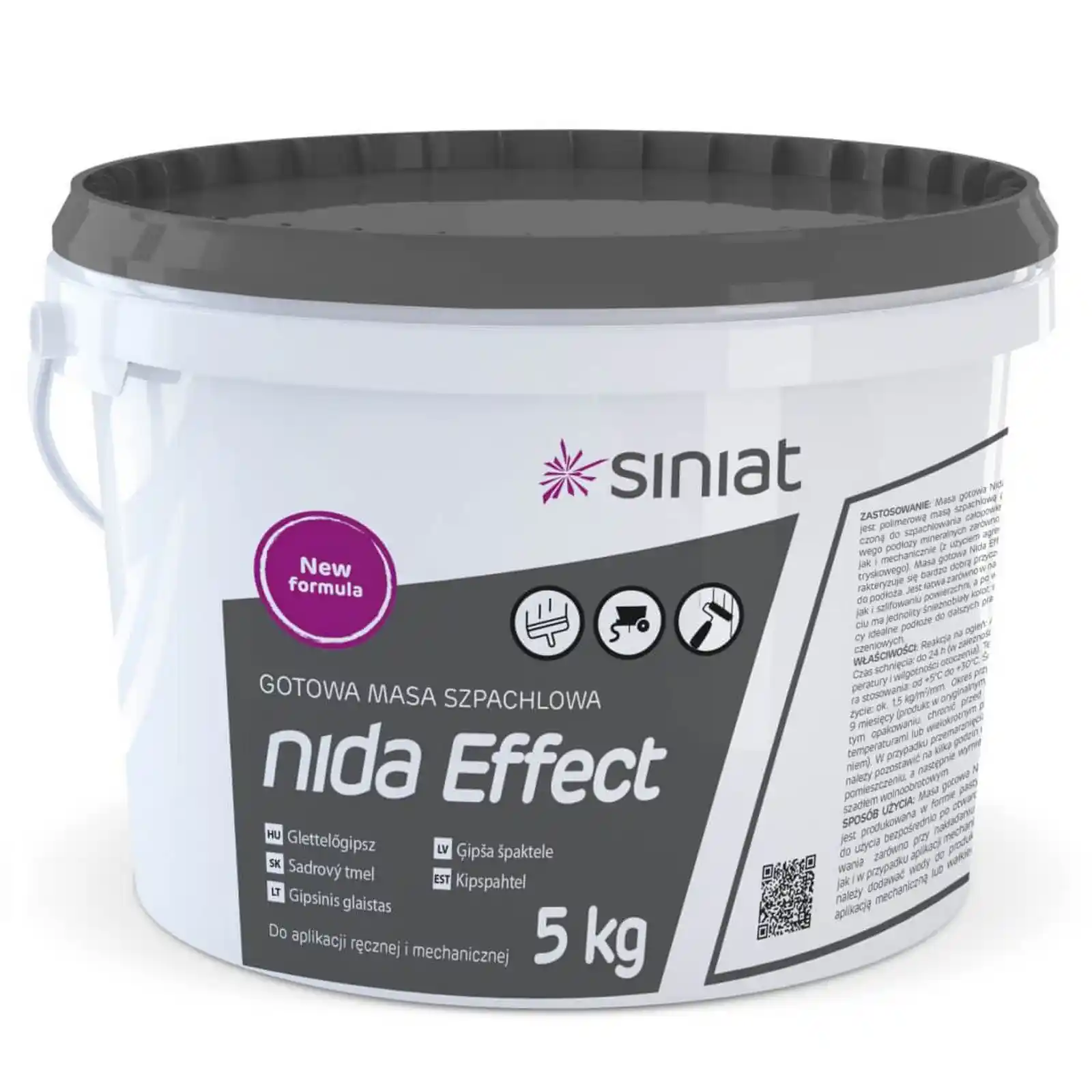 Glet gata preparat, la galeata, Nida Effect, Siniat, 5 Kg [1]