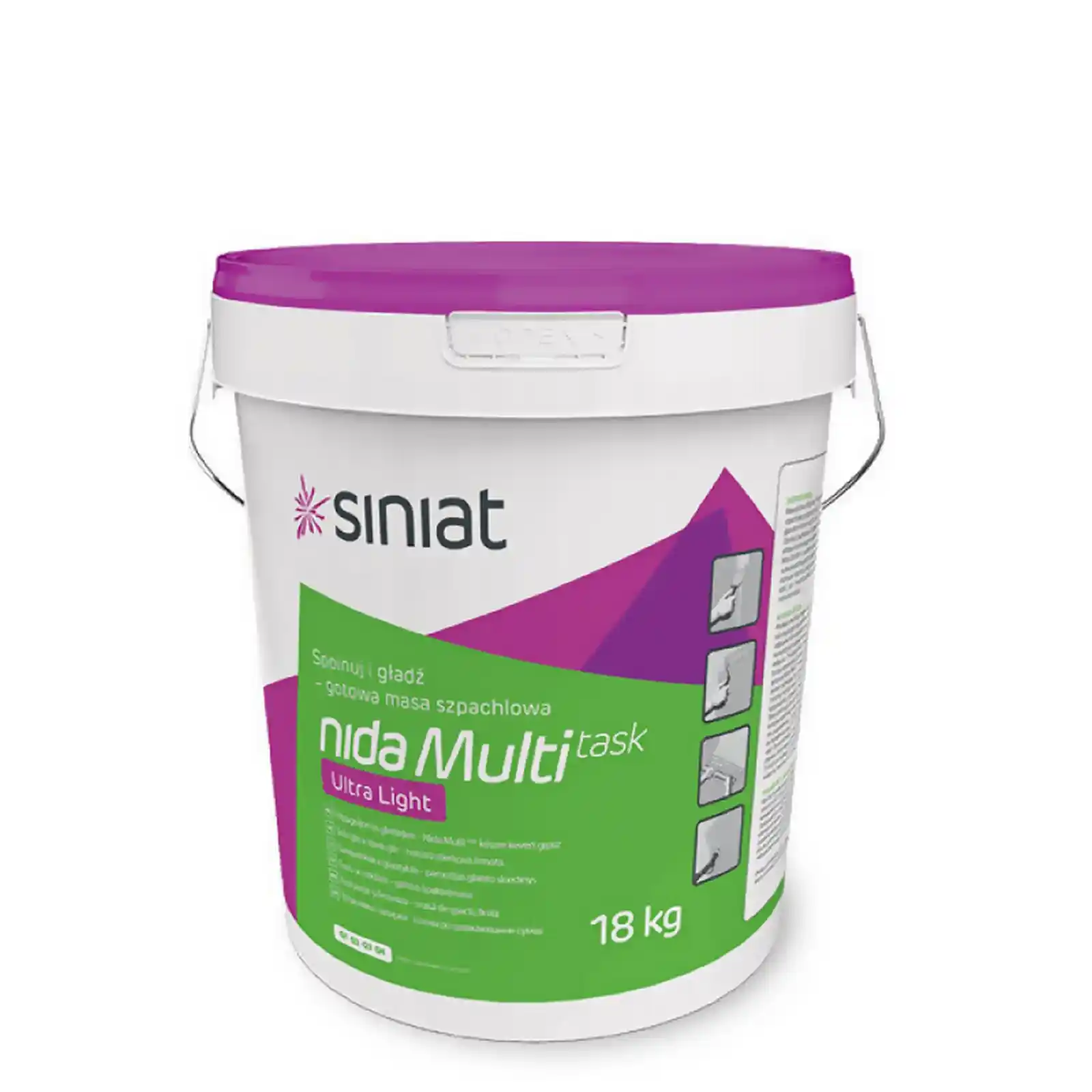 Materiale constructii - Glet gata preparat, la galeata, Nida MULTI Task 18 Kg