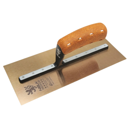 Gletiere clasice profesionale - Gletiera clasica premium NELA, 45 cm, lama inox cromat 0.65 mm, maner pluta
