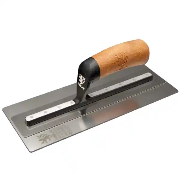 Gletiere Profesionale - Gletiera clasica premium NELA NelaFlex, 35 cm, lama dubla inox de 0.3 mm, maner pluta