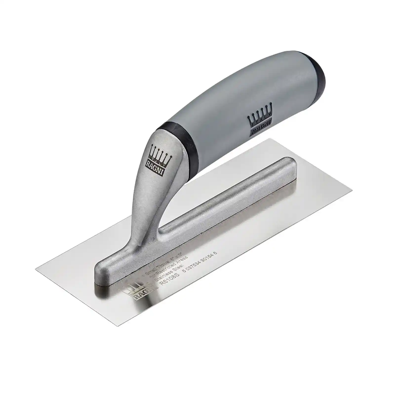 Gletiera Mare - Gletiera mini clasica de finisaj, 20 cm, Ragni, cu lama rigida, inox