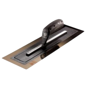 Gletiere clasice profesionale - Gletiera premium Clasica, NELA, Black Edition, 45 cm, lama 0.4 mm, dubla inox cromat, maner pluta