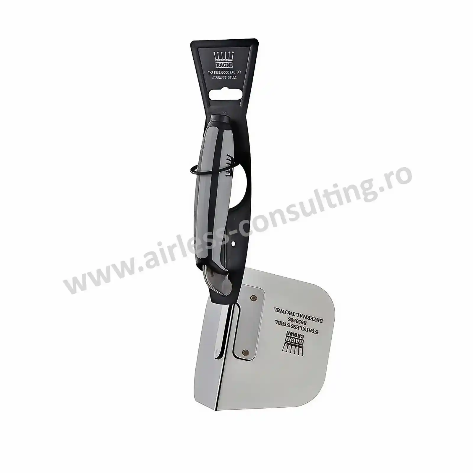 Gletiera profesionala, pentru colt exterior cu lama inox 9—12, 5 cm Ragni [2]