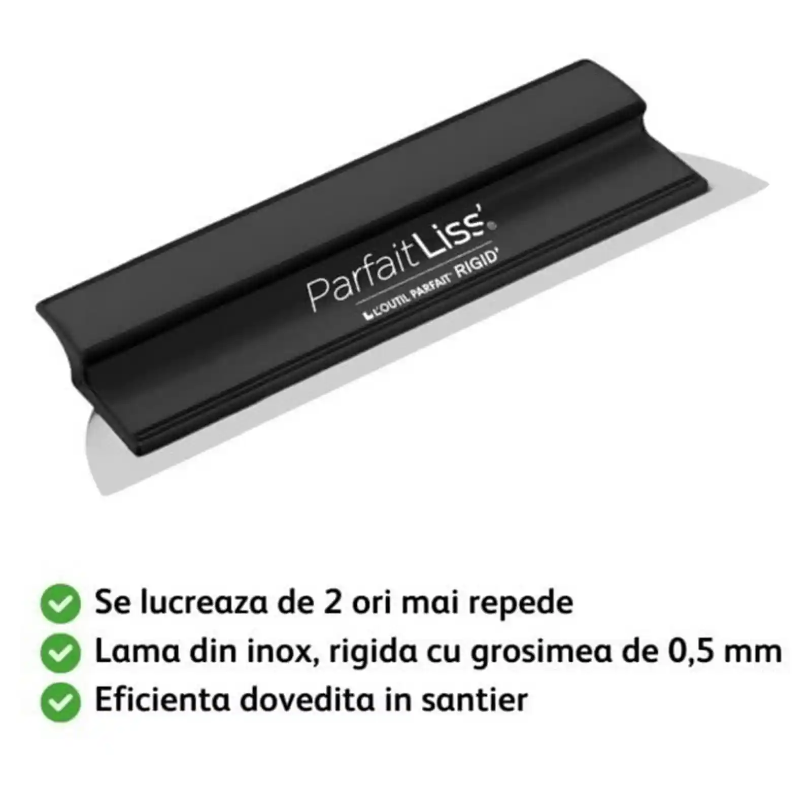 Gletiera profesionala rigida de 60 cm cu lama de inox de 0.5 mm, Premium Parfaitliss LOutil Parfait [1]